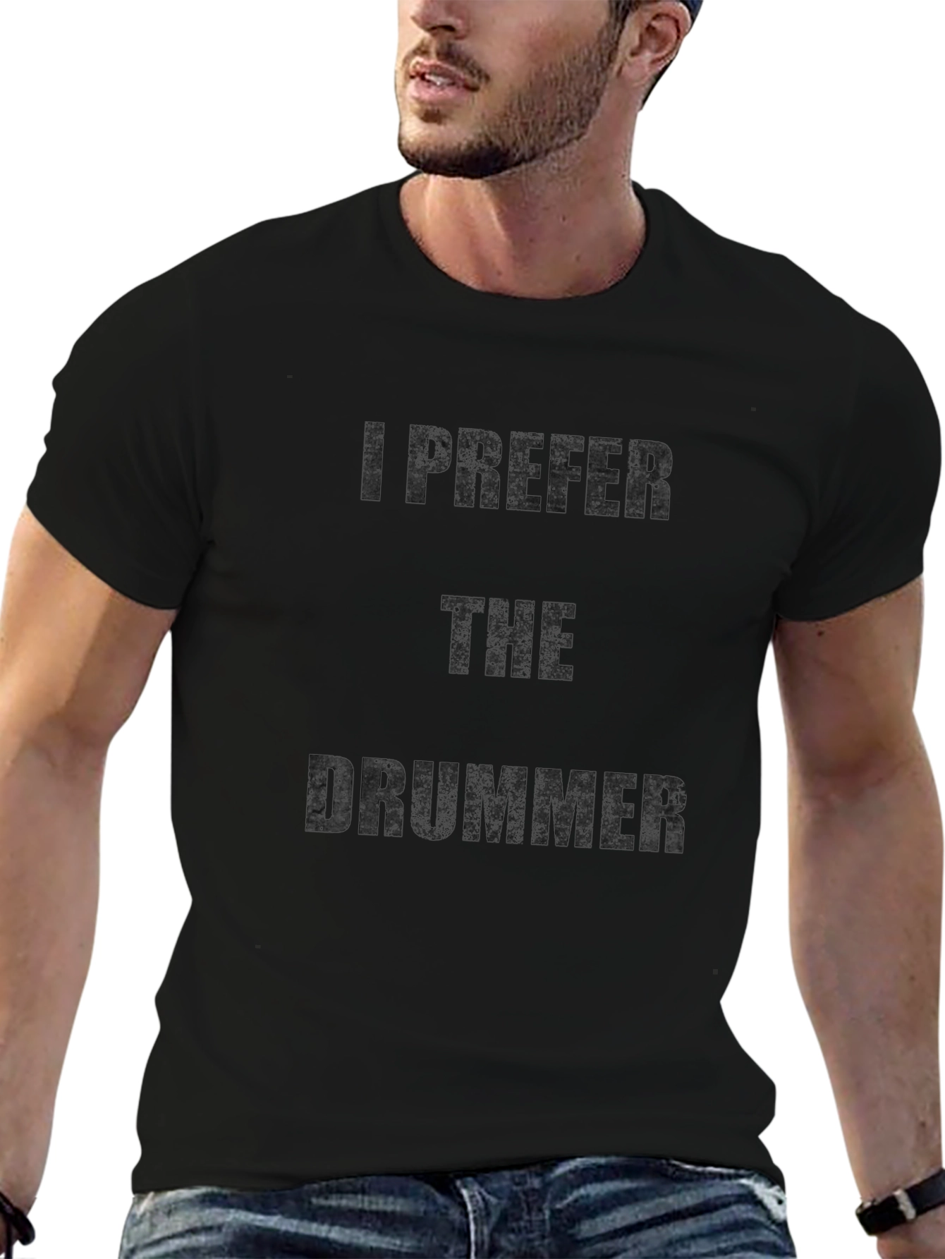 I Prefer The Dumplings T-Shirt - Black Graphic Tee