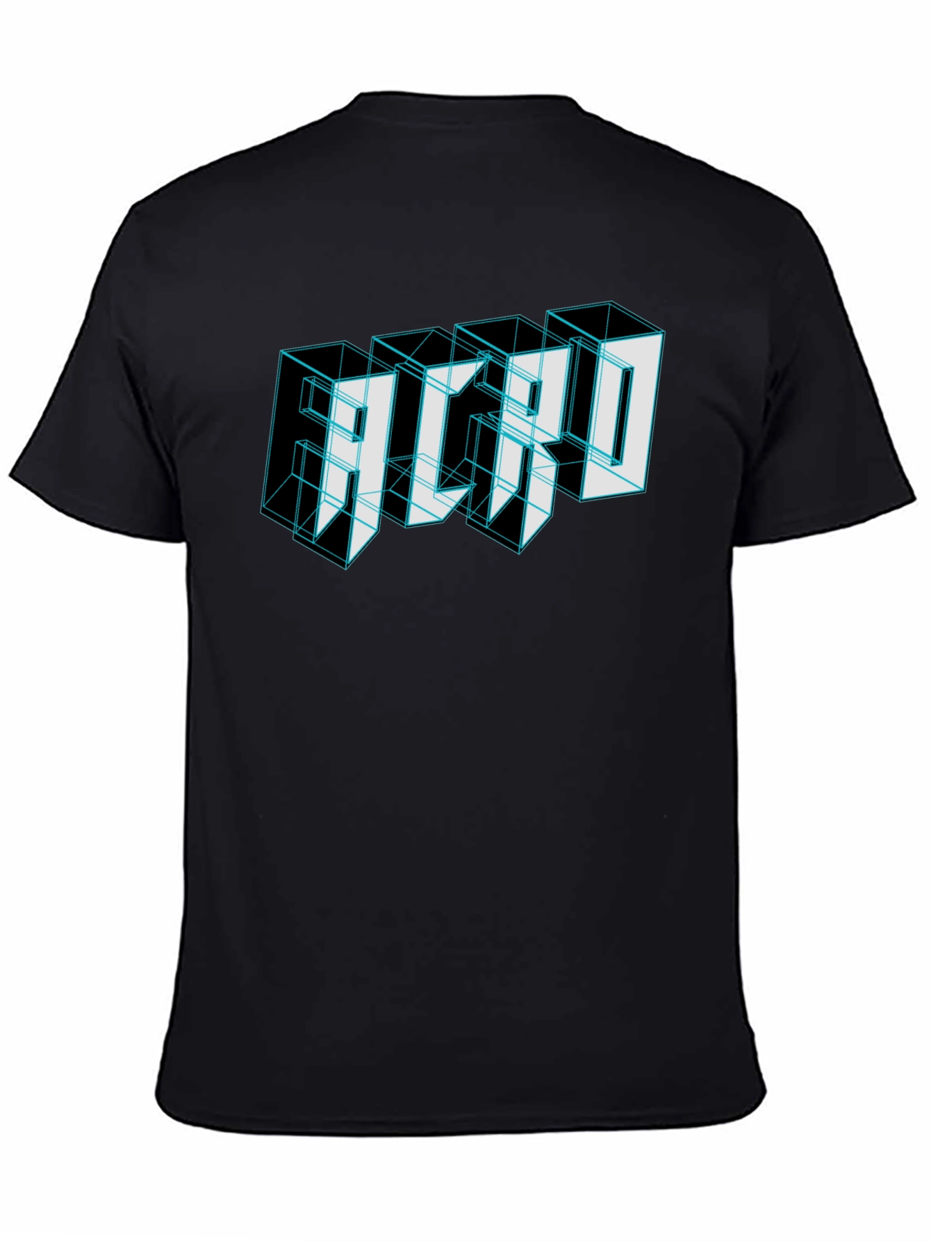 ACRO Graphic Print Black T-Shirt