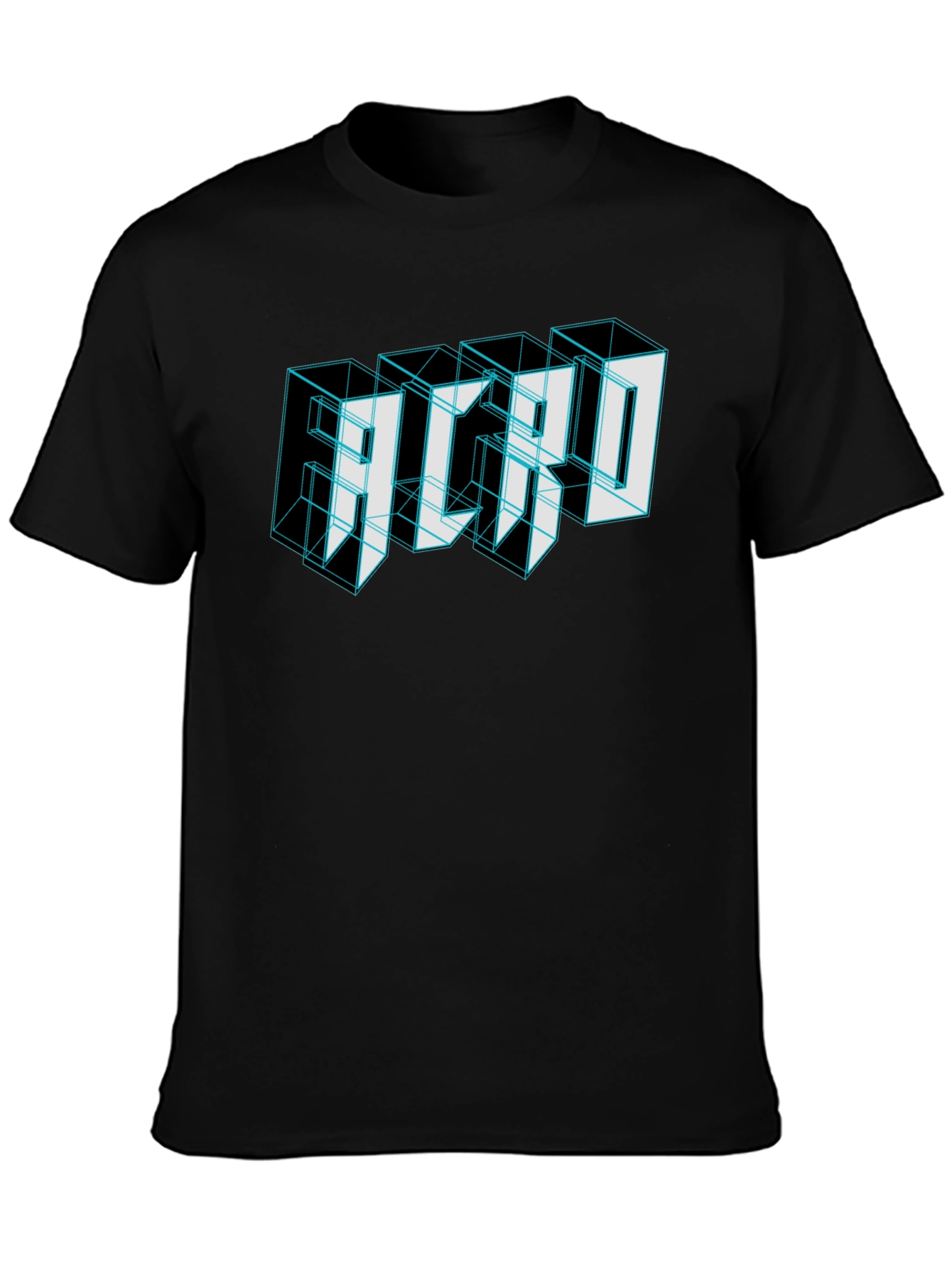 ACRO Graphic Print Black T-Shirt