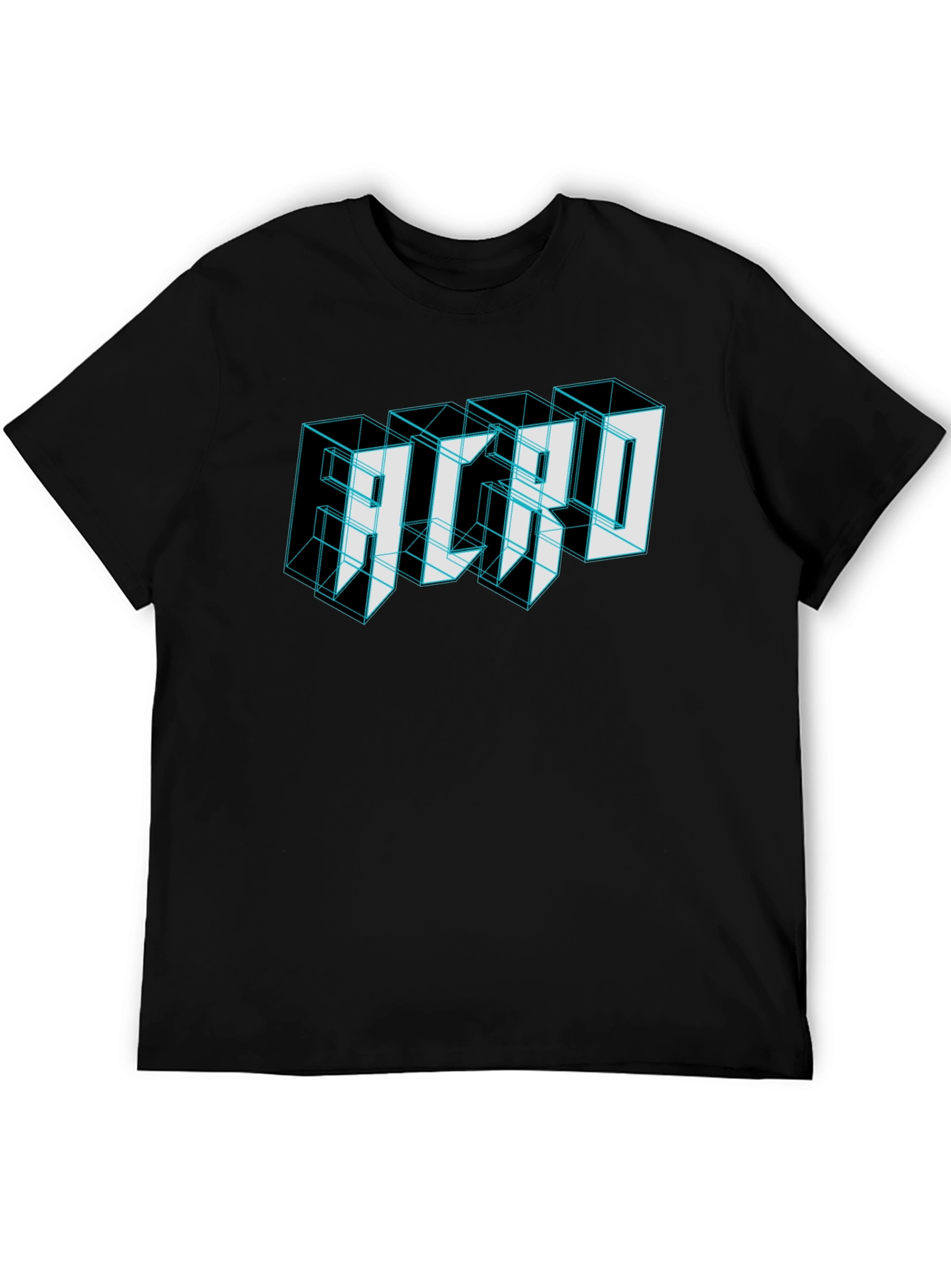 ACRO Graphic Print Black T-Shirt