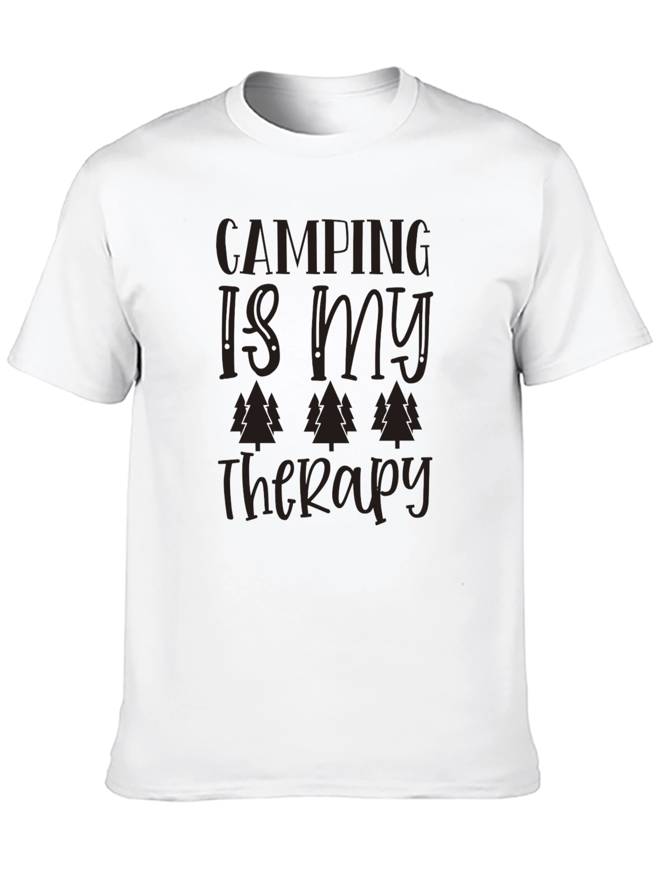 Camping is My Therapy Graphic T-Shirt