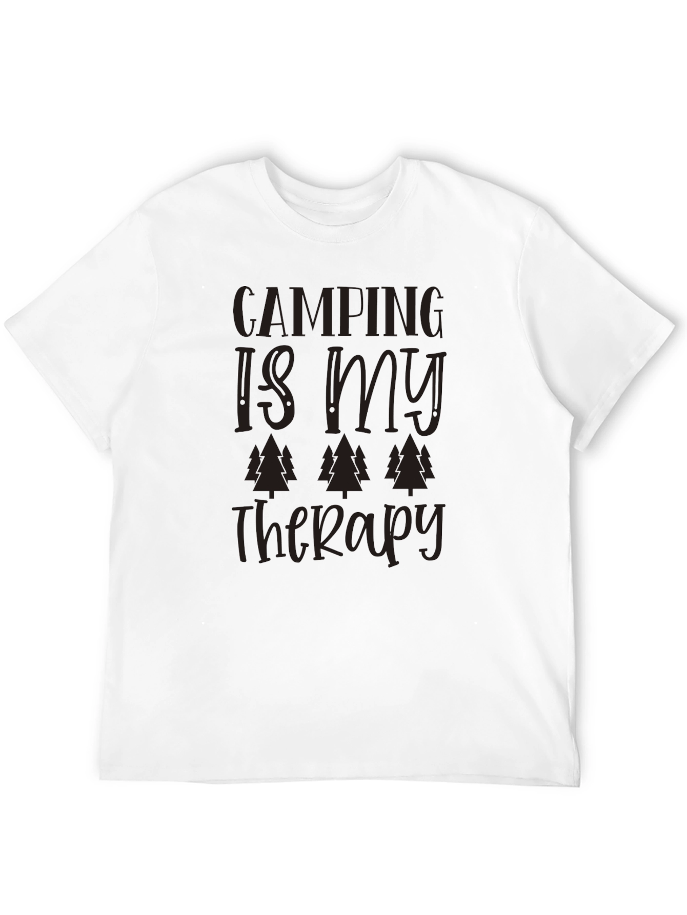 Camping is My Therapy Graphic T-Shirt