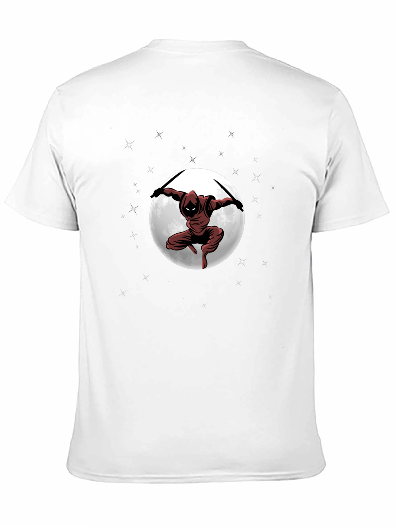 Ninja Moon Graphic T-Shirt - Dark Martial Arts Tee