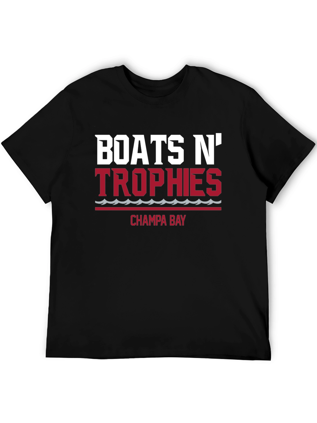 Boats N Trophies Champa Bay Black T-Shirt