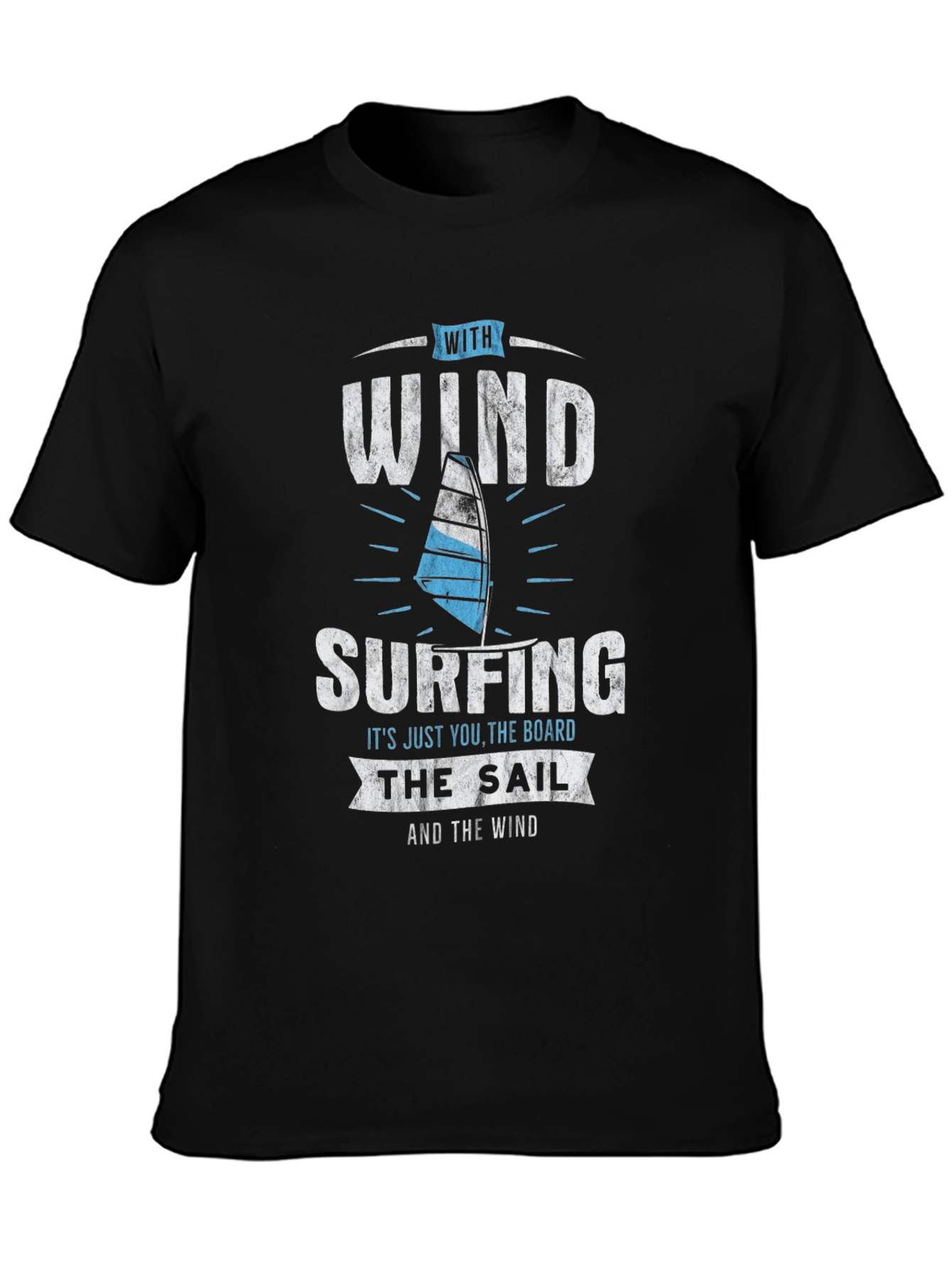 Windsurfing T-Shirt -  With Wind Surfing Design