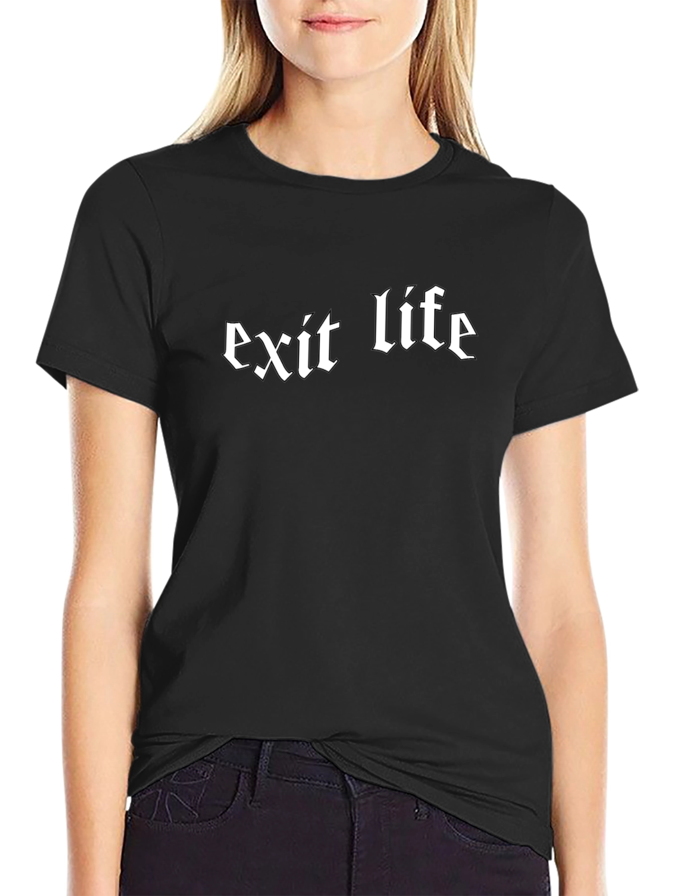 Exit Life Graphic Tee - Edgy Streetwear T-Shirt
