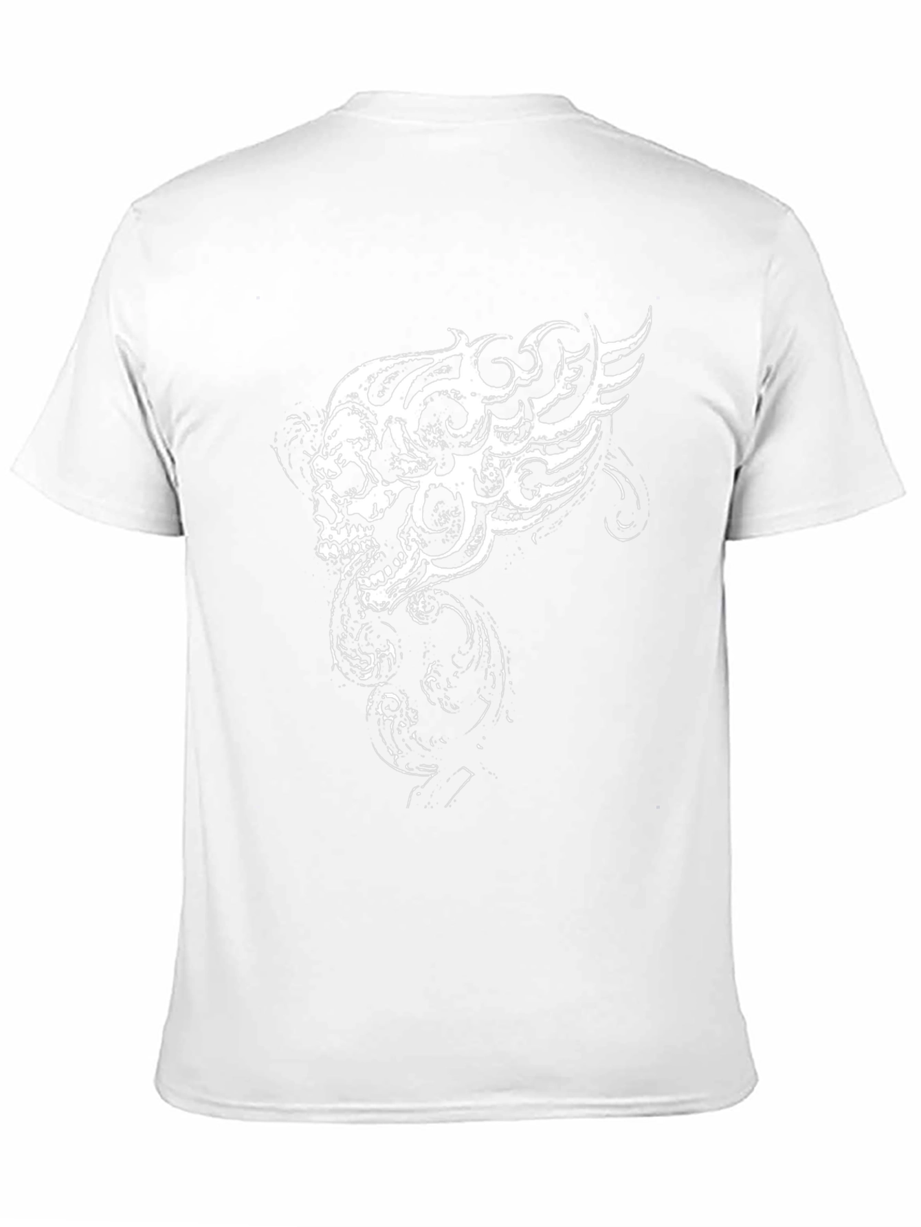 Skull Fire Graphic Tee - Rocker Style T-Shirt
