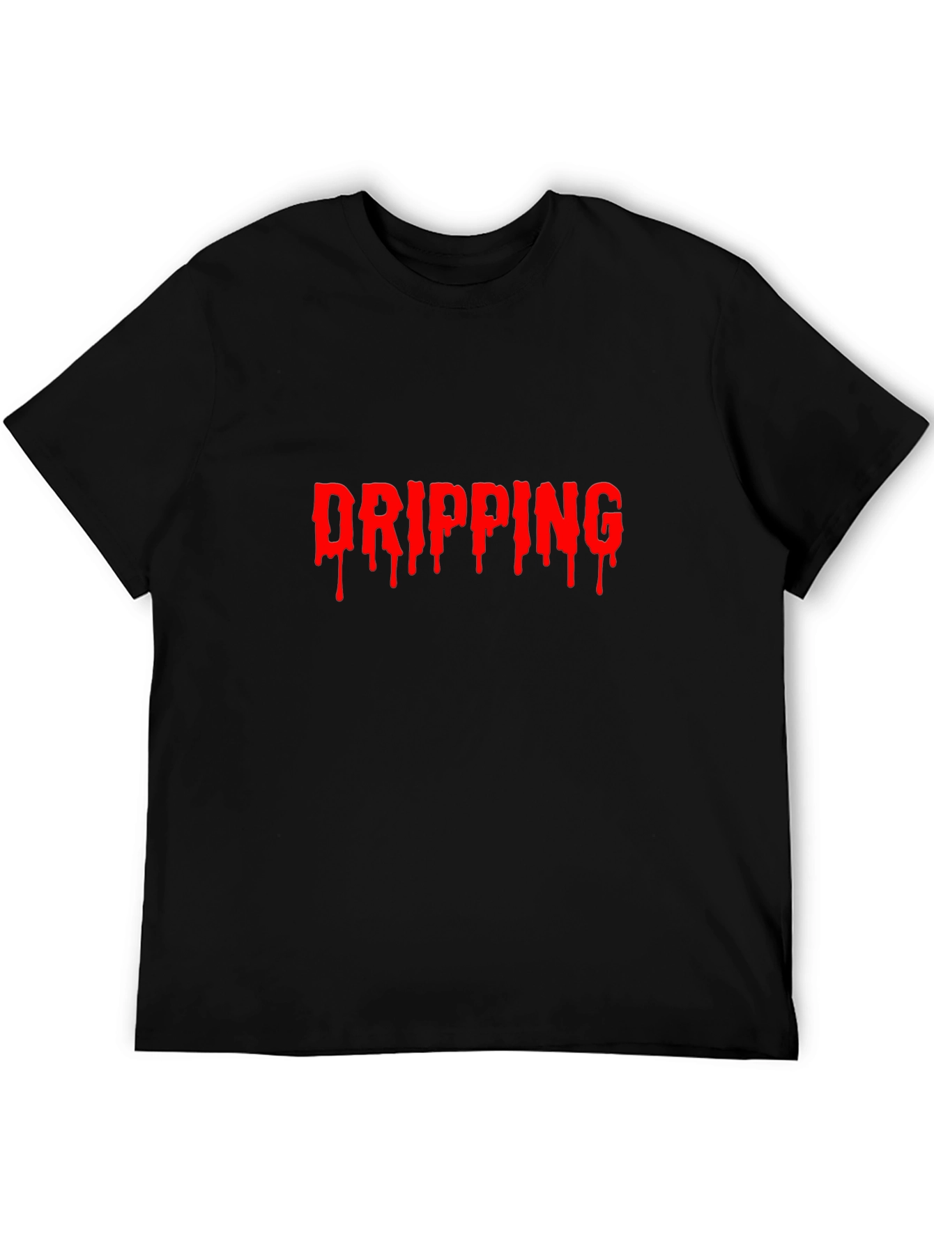 Dripping Graphic T-Shirt - Edgy Style
