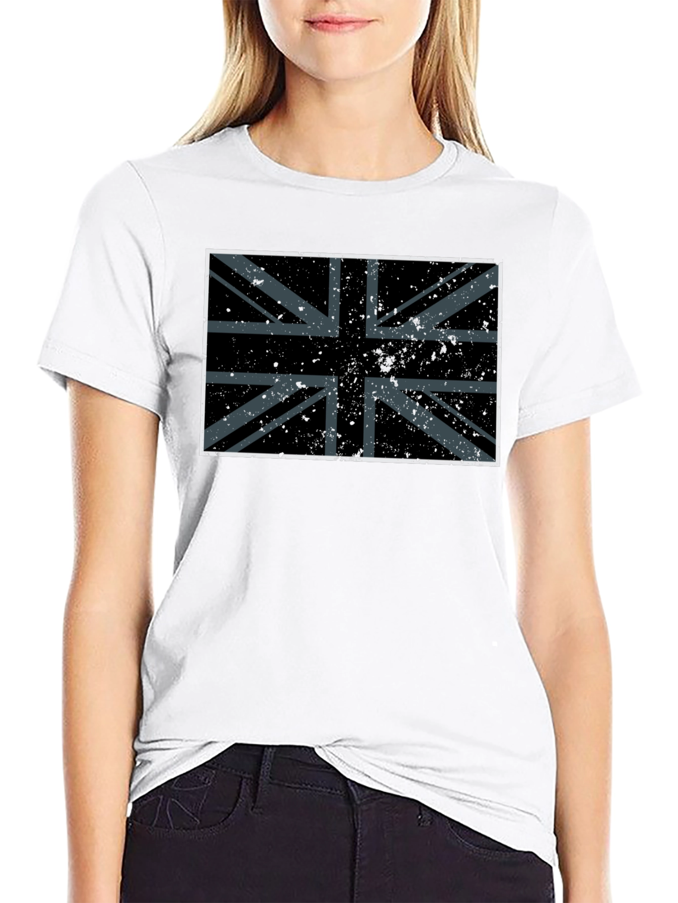 Union Jack Graphic Tee - Black T-Shirt