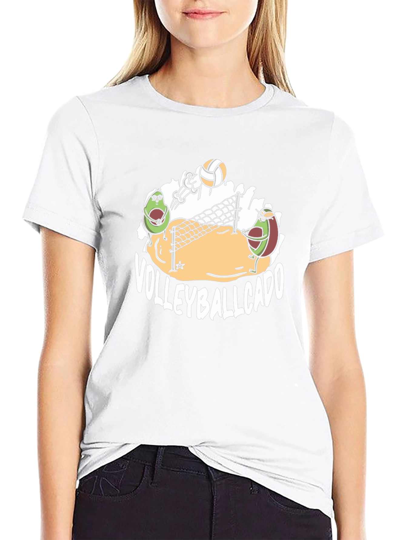Volleyballcado T-Shirt - Avocado Volleyball Tee