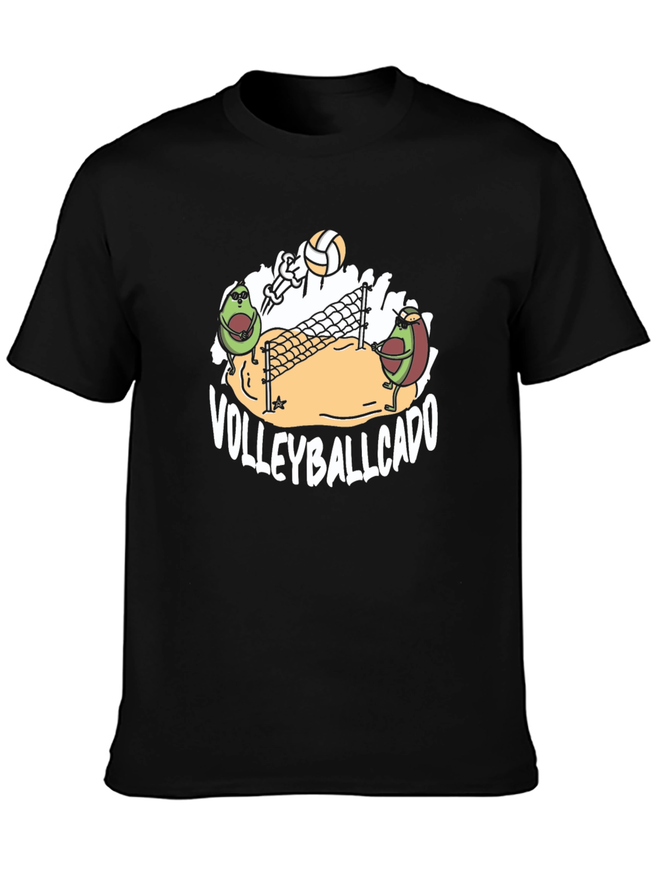 Volleyballcado T-Shirt - Avocado Volleyball Tee