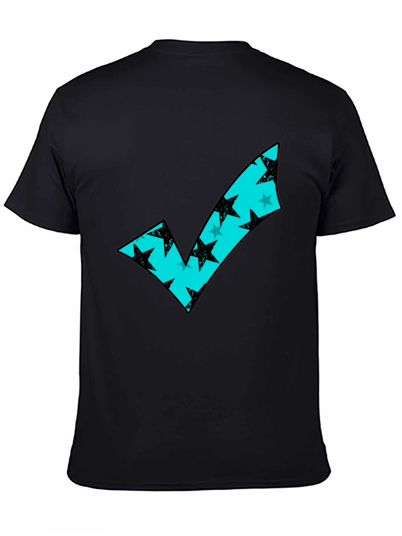 Modern Check Mark Tee - Stylish Graphic T-Shirt