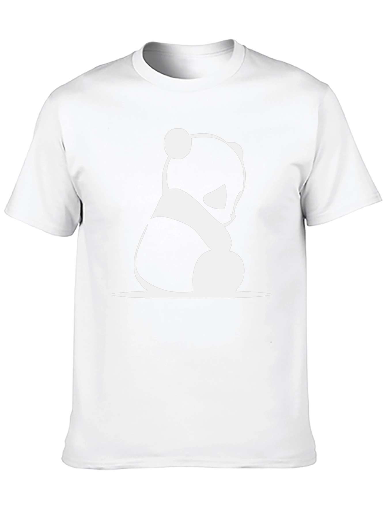 Cool Panda Graphic Black T-Shirt