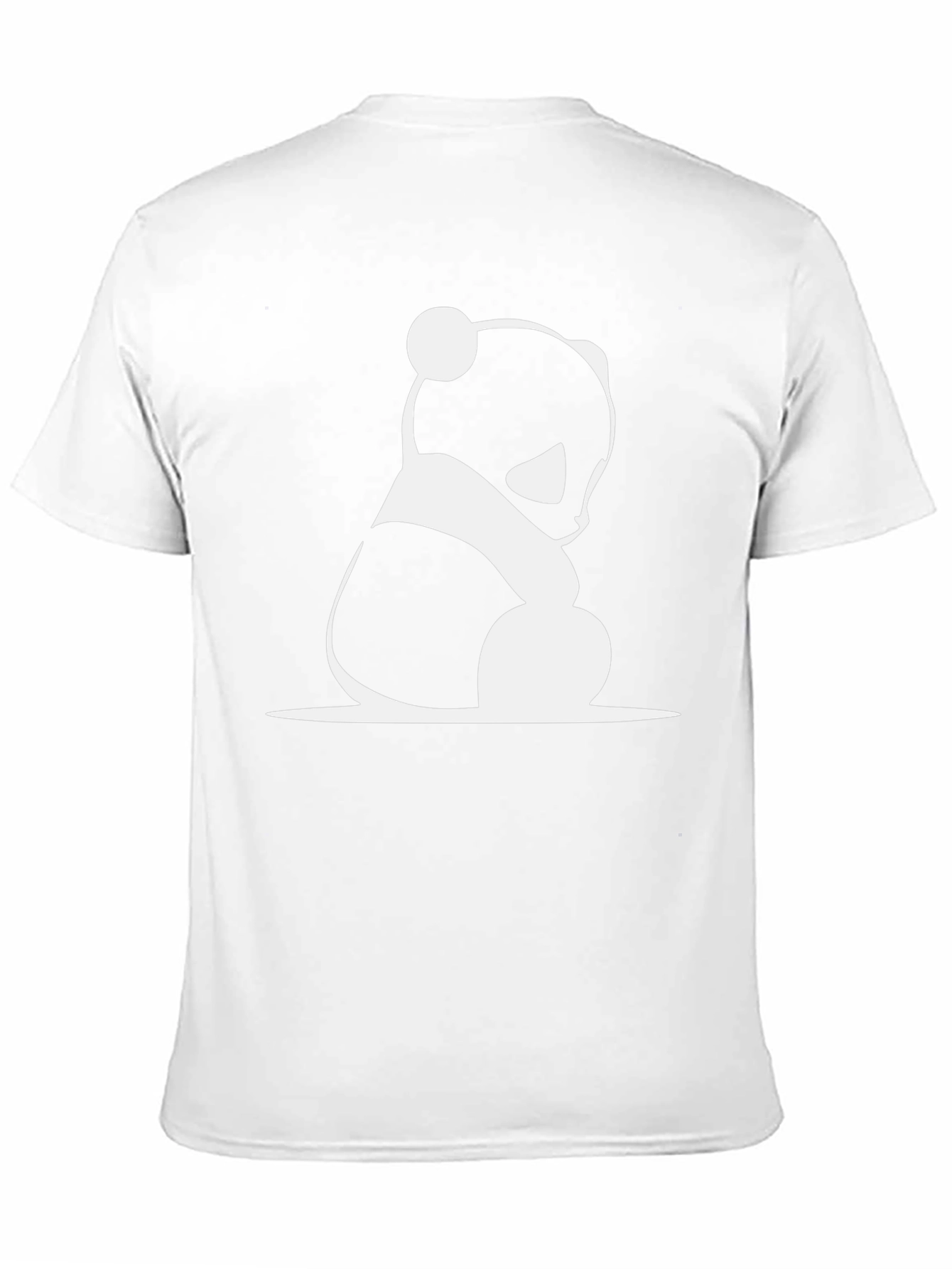 Cool Panda Graphic Black T-Shirt