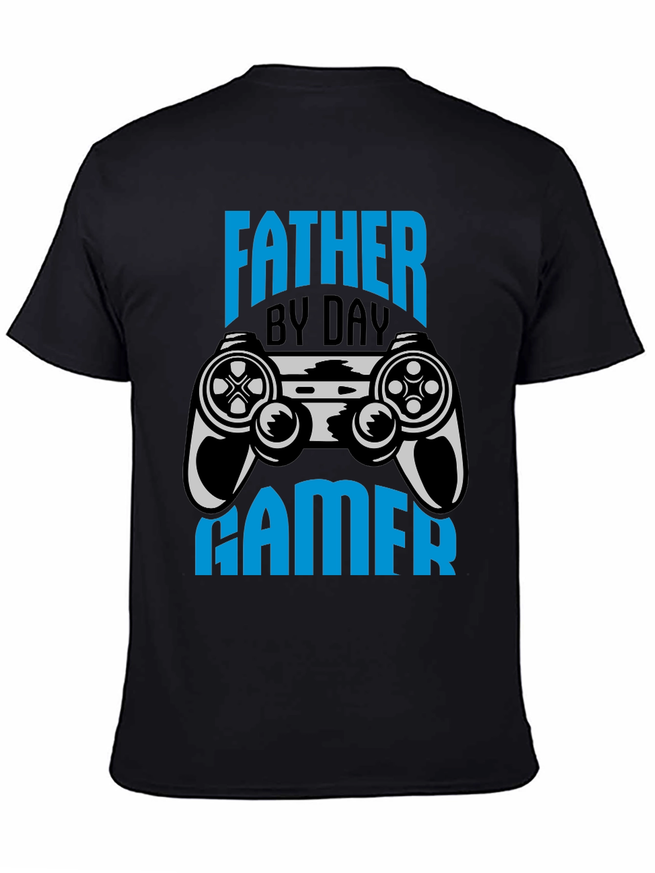 Father By Day Gamer Black T-Shirt