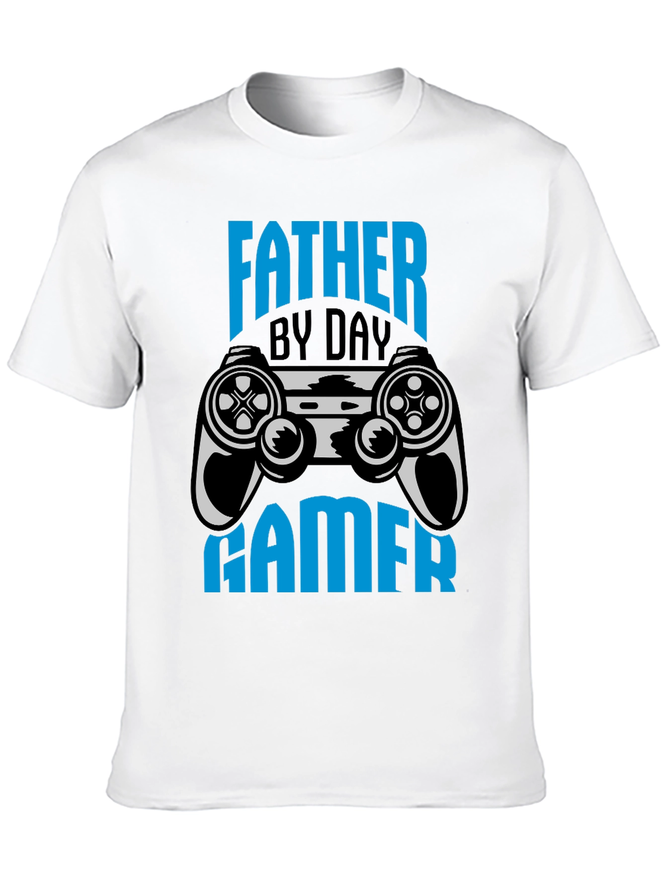 Father By Day Gamer Black T-Shirt