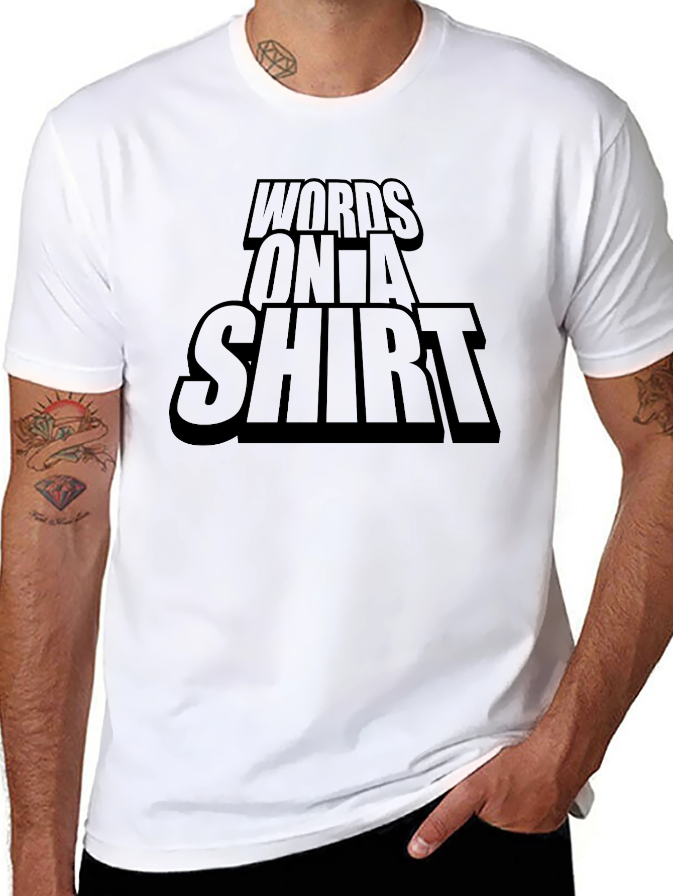 Words On A Shirt Graphic Tee