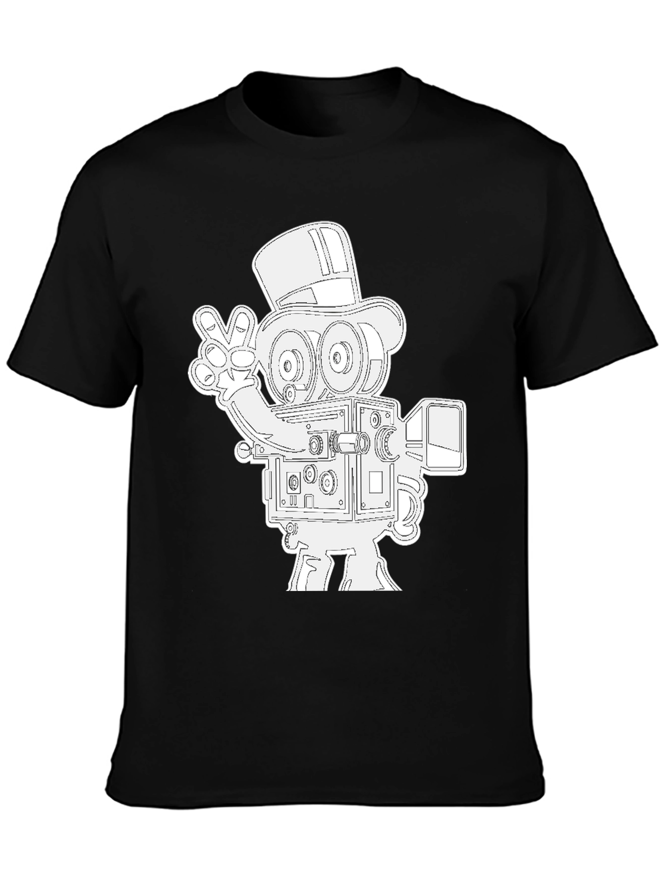 Retro Camera T-Shirt - Peace Out Film Lovers!