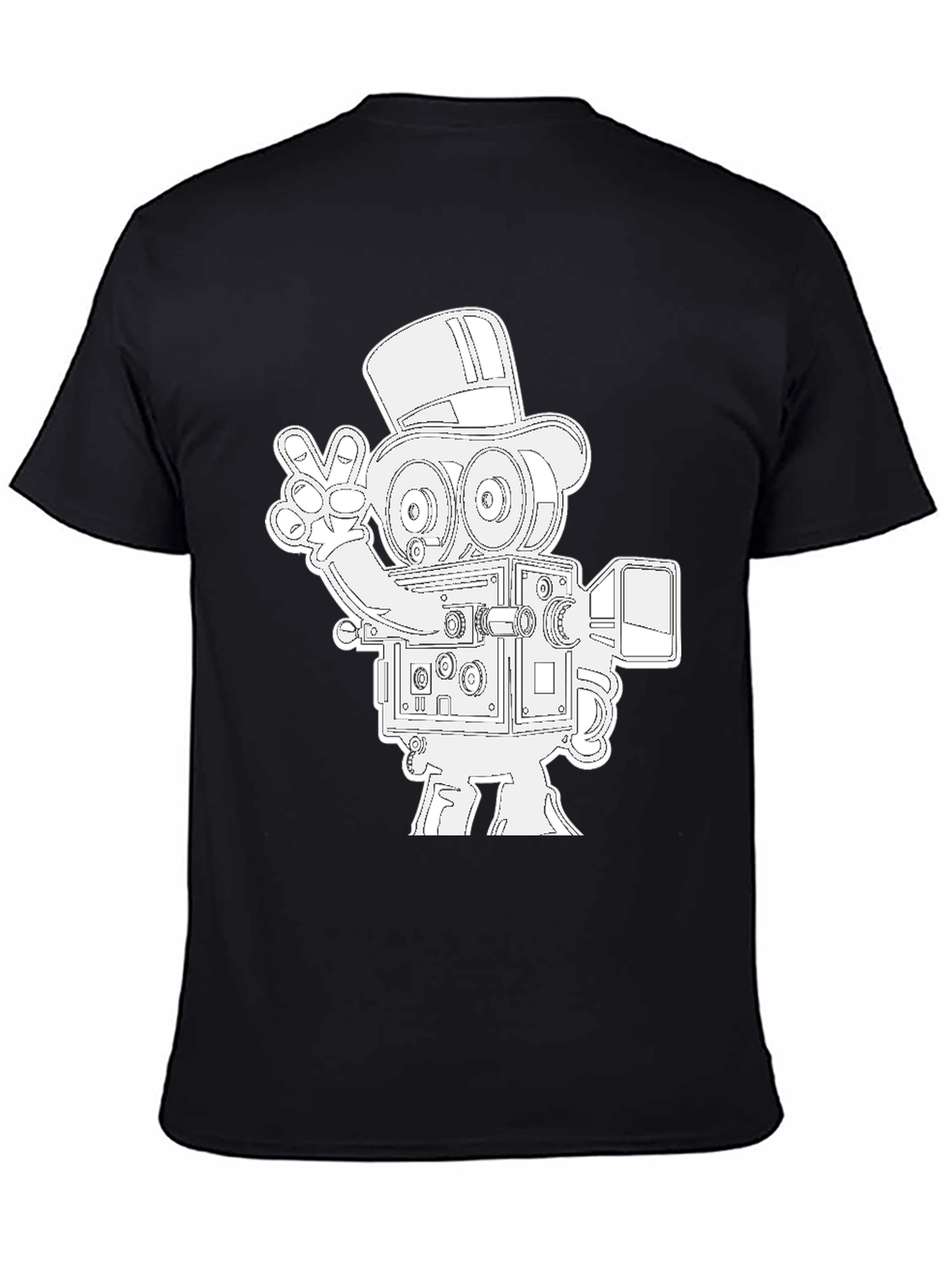 Retro Camera T-Shirt - Peace Out Film Lovers!