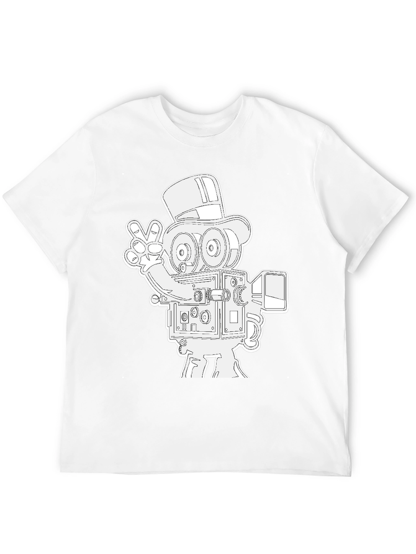 Retro Camera T-Shirt - Peace Out Film Lovers!