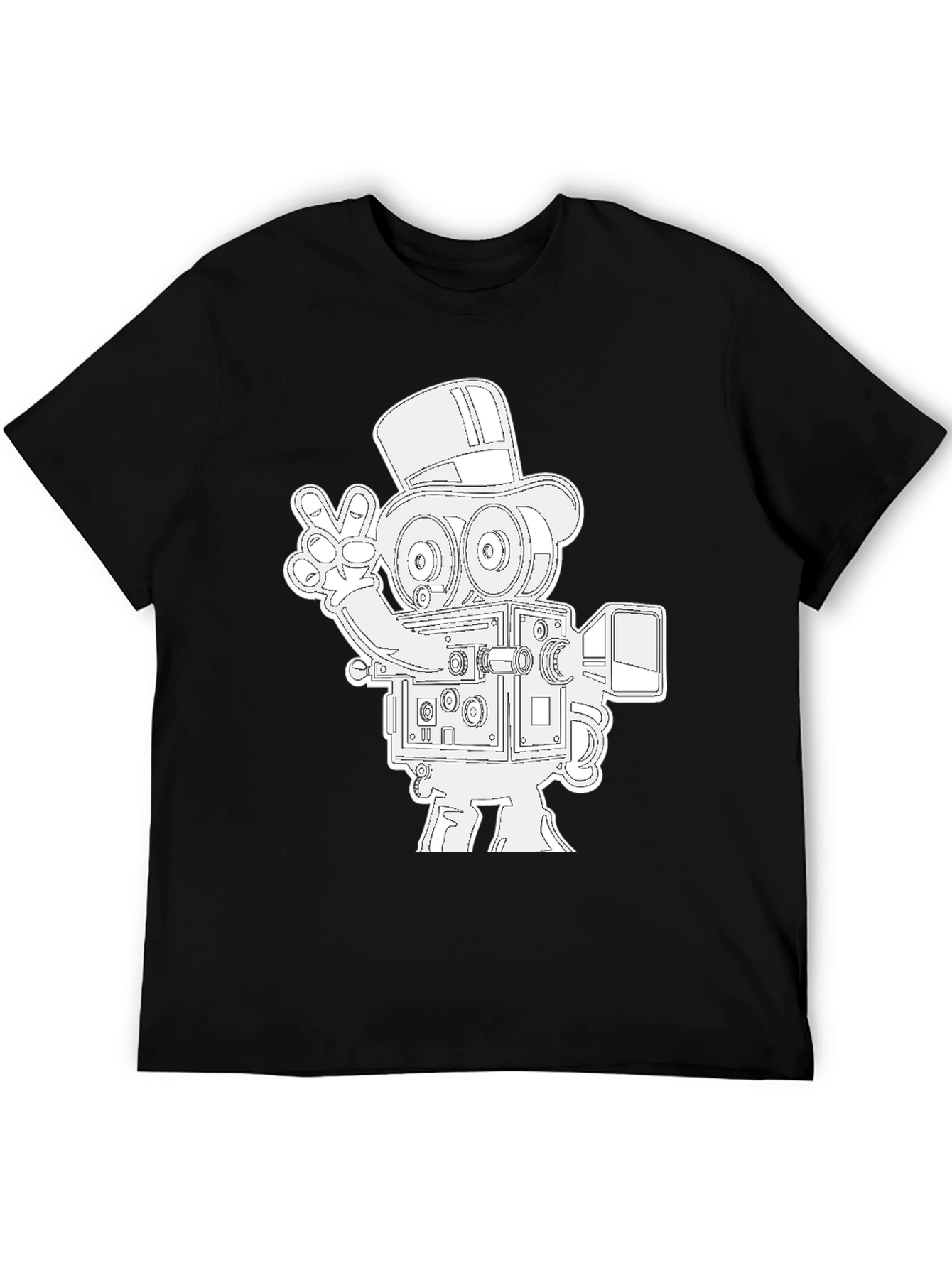 Retro Camera T-Shirt - Peace Out Film Lovers!