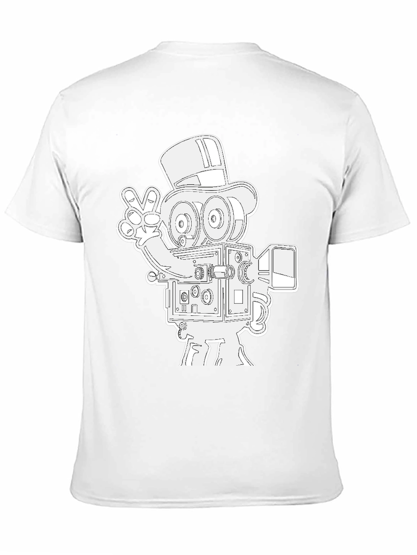 Retro Camera T-Shirt - Peace Out Film Lovers!