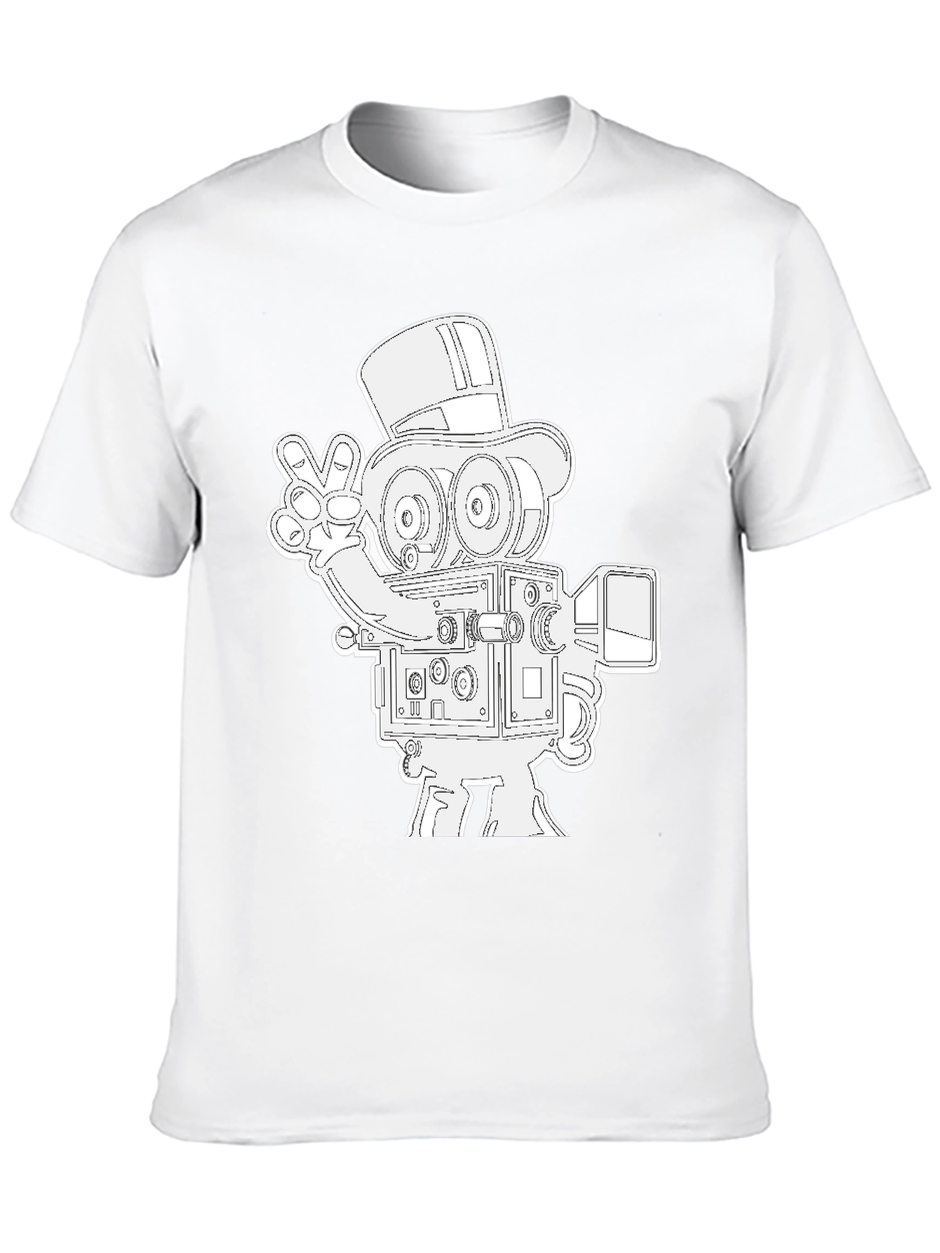 Retro Camera T-Shirt - Peace Out Film Lovers!