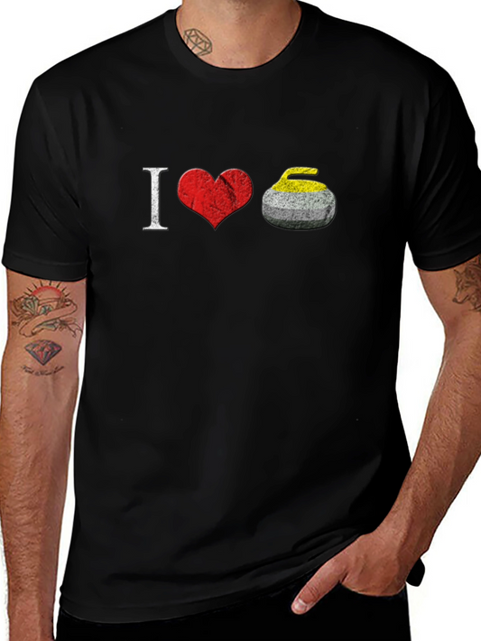 I Love Curling T-Shirt