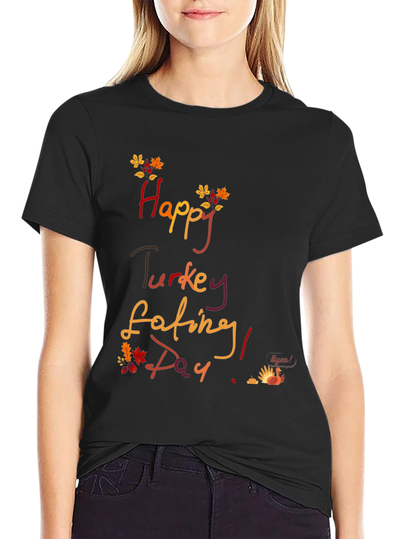 Happy Turkey Eating Day Thanksgiving T-Shirt