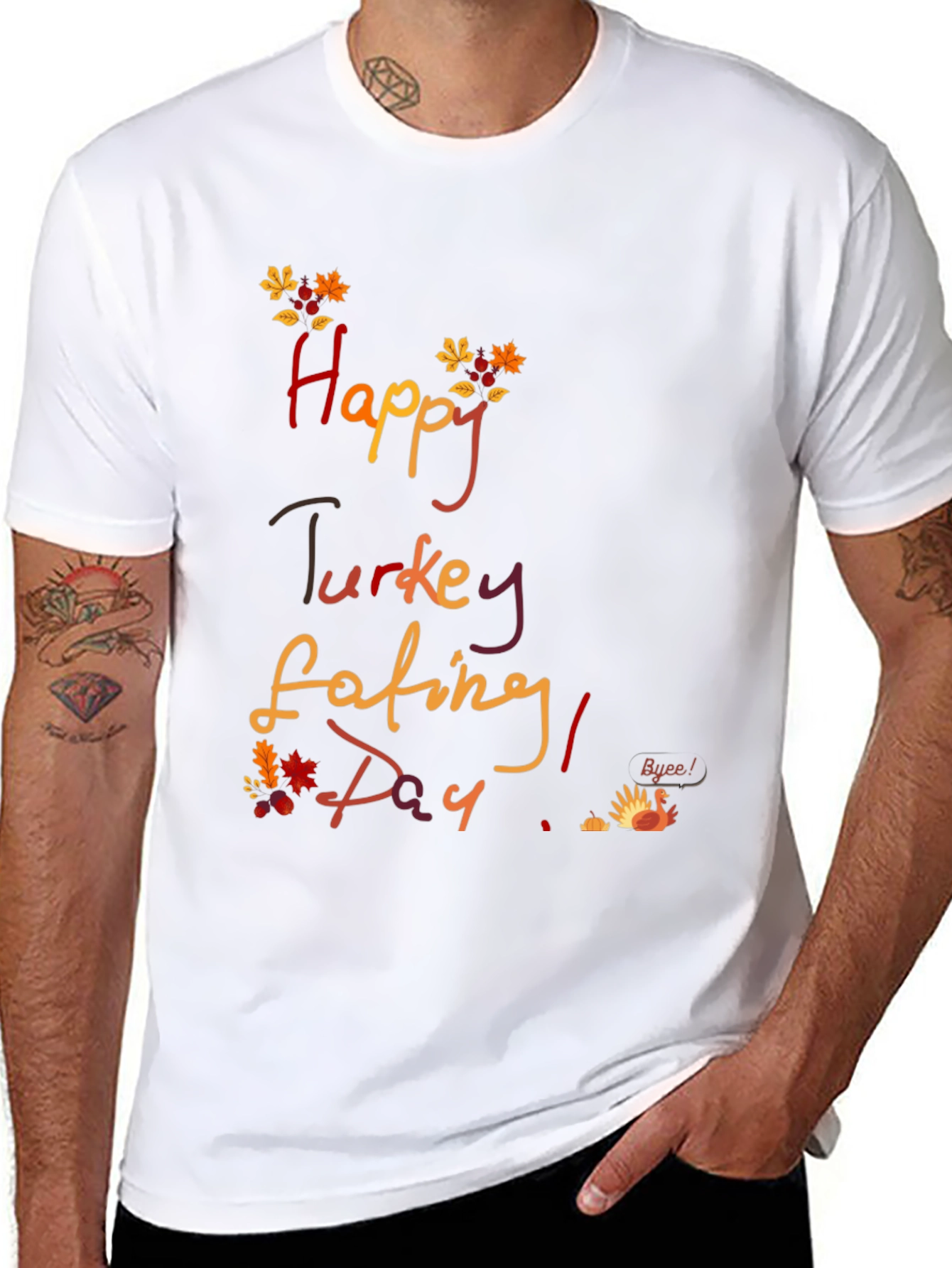 Happy Turkey Eating Day Thanksgiving T-Shirt