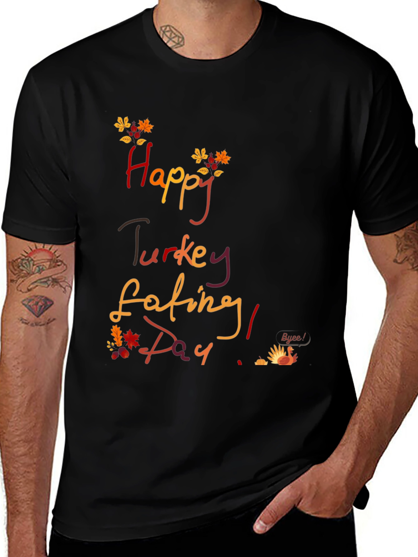 Happy Turkey Eating Day Thanksgiving T-Shirt
