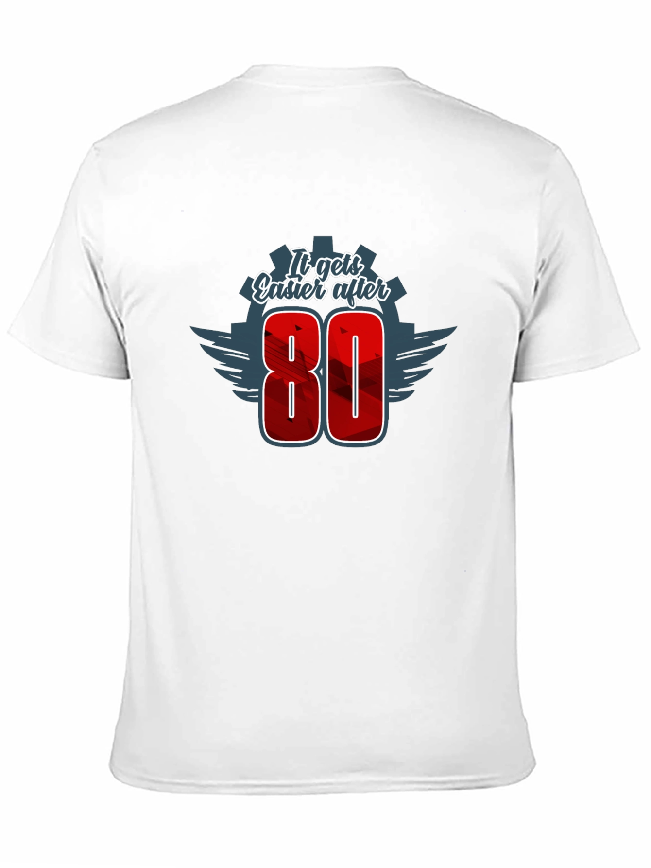 It Gets Easier After 80 - Mens Graphic Tee