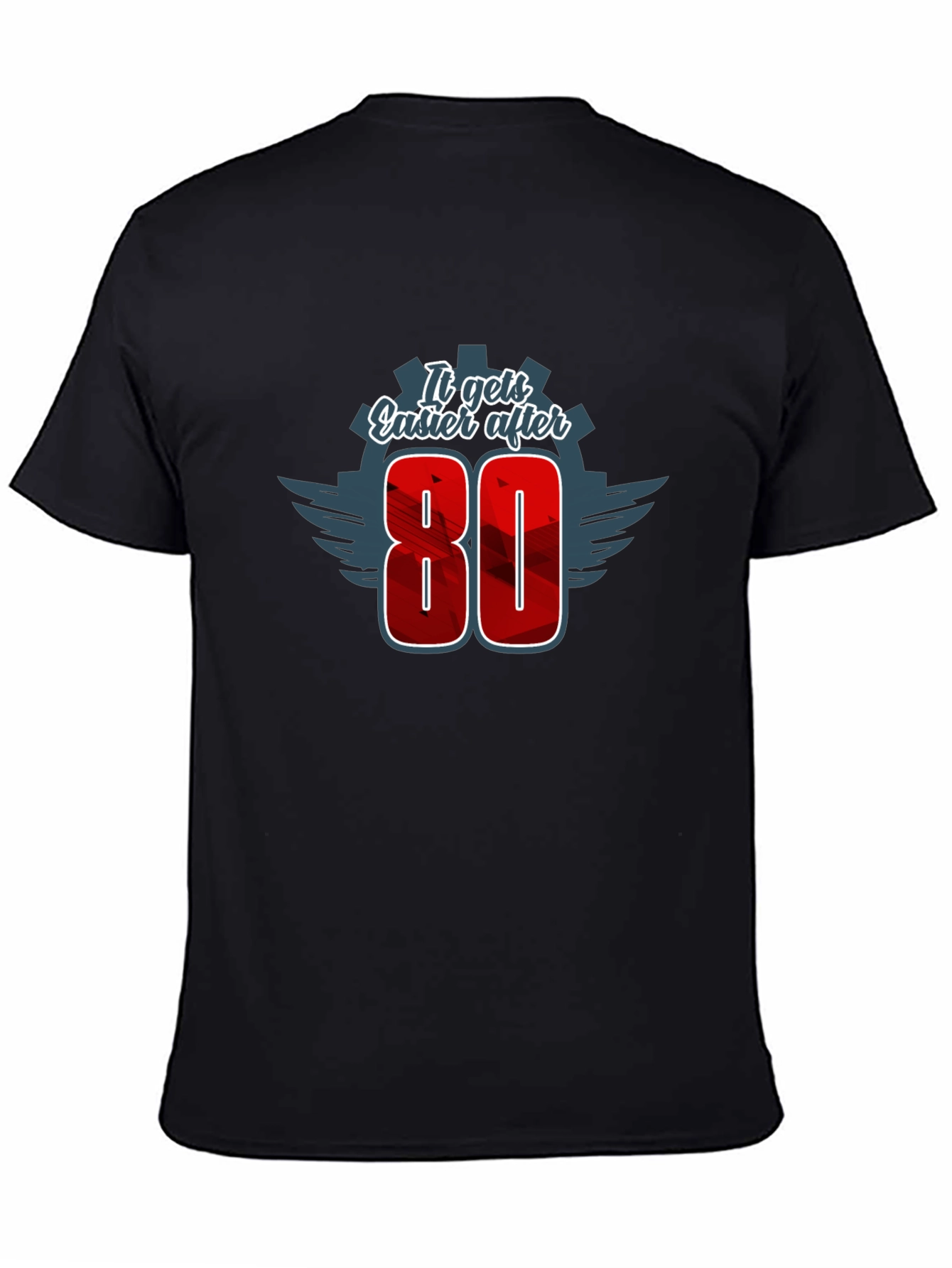 It Gets Easier After 80 - Mens Graphic Tee