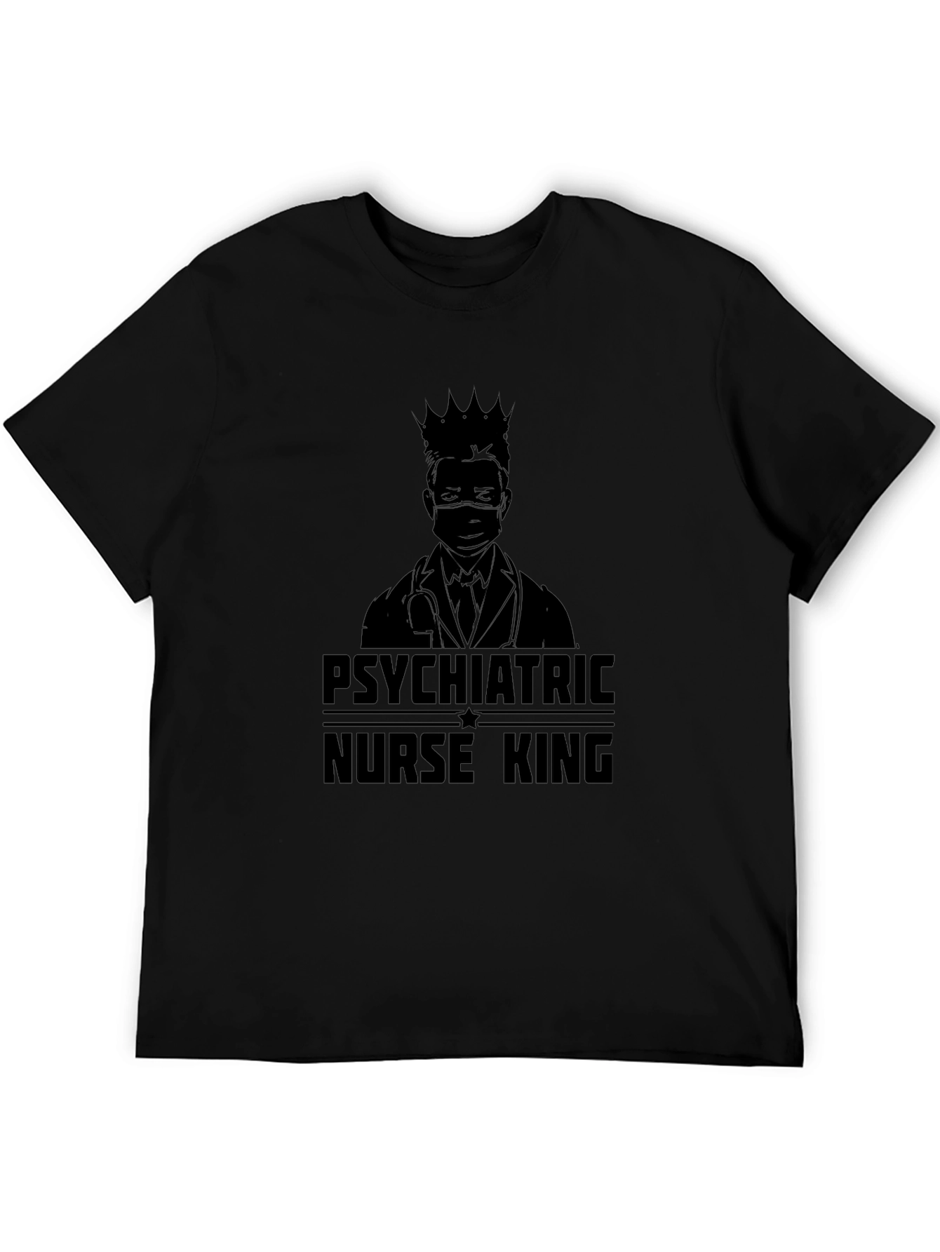 Psychiatric Nurse King T-Shirt