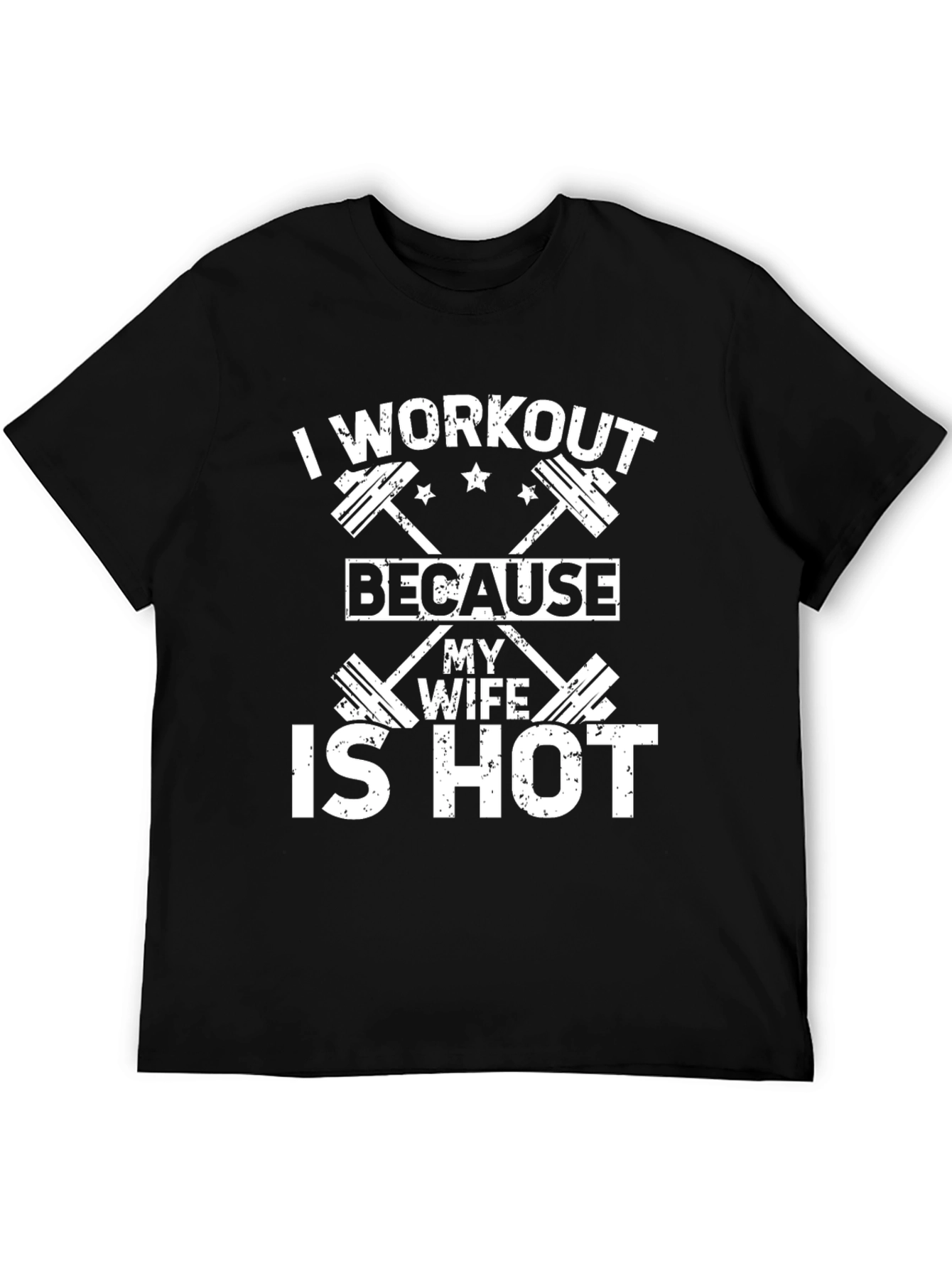 Workout Motivation Tee: Hot Wife Gym Shirt