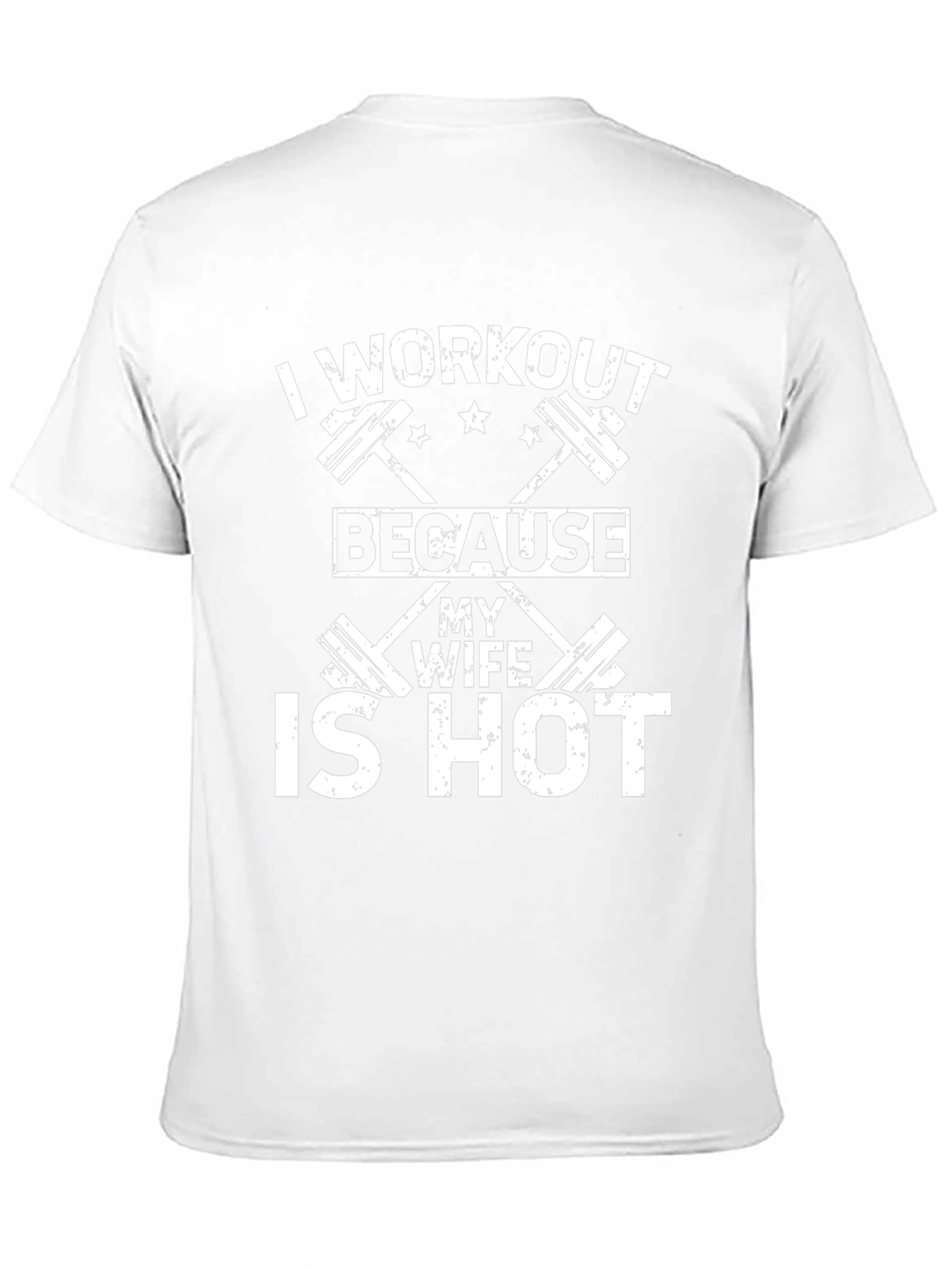 Workout Motivation Tee: Hot Wife Gym Shirt