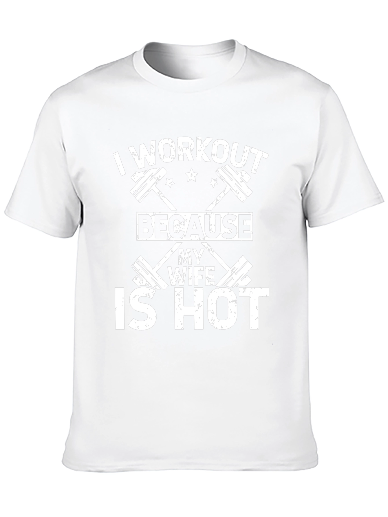 Workout Motivation Tee: Hot Wife Gym Shirt