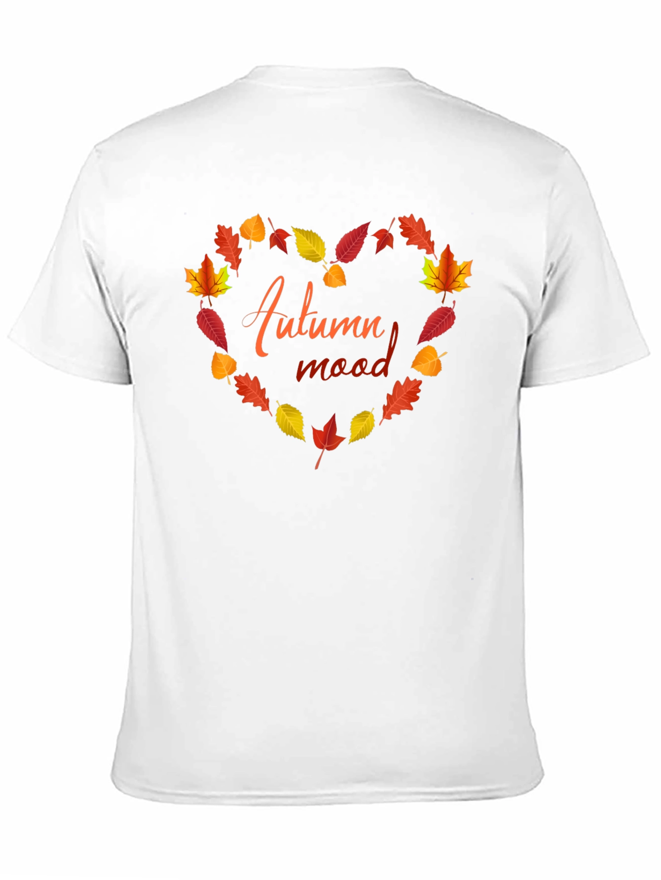 Autumn Mood Heart Leaves T-Shirt