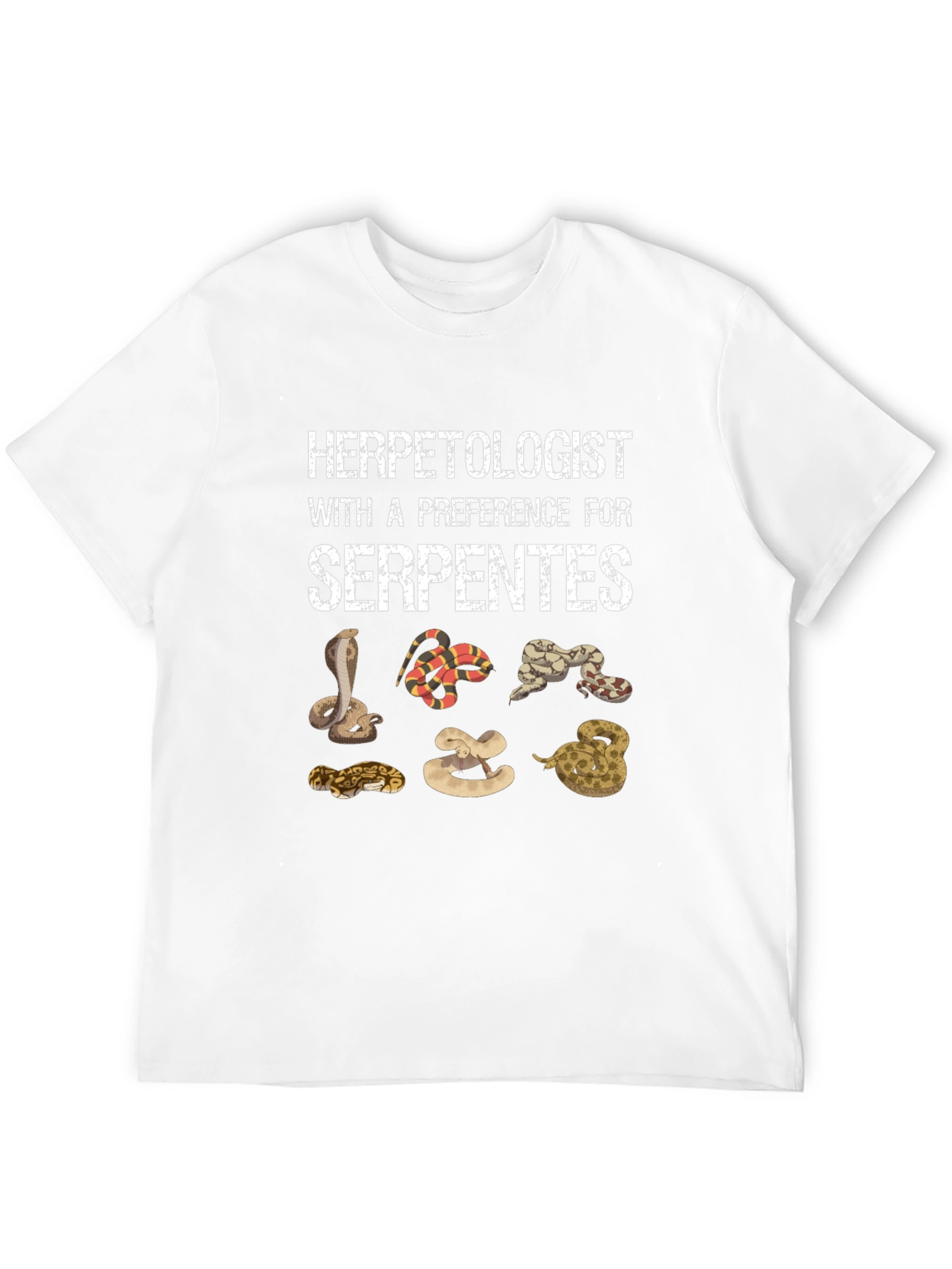 Herpetologist Serpentes Snake T-Shirt