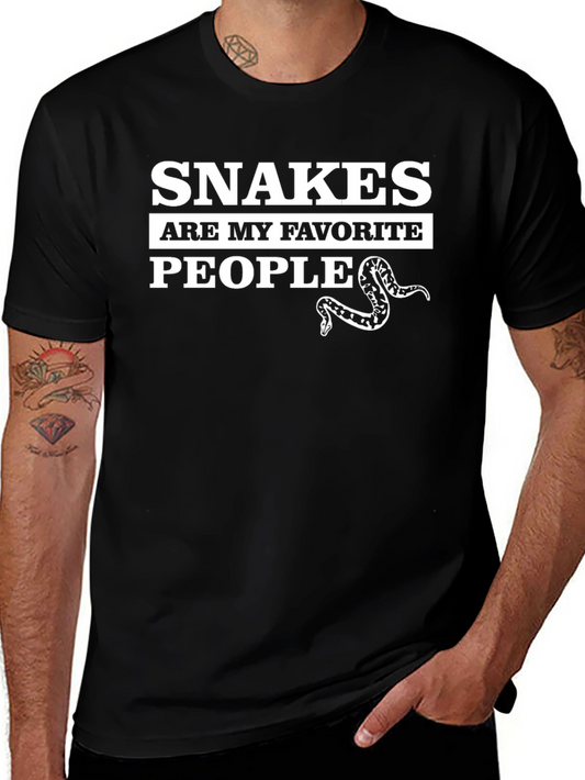 Snakes Are My Favorite People T-Shirt