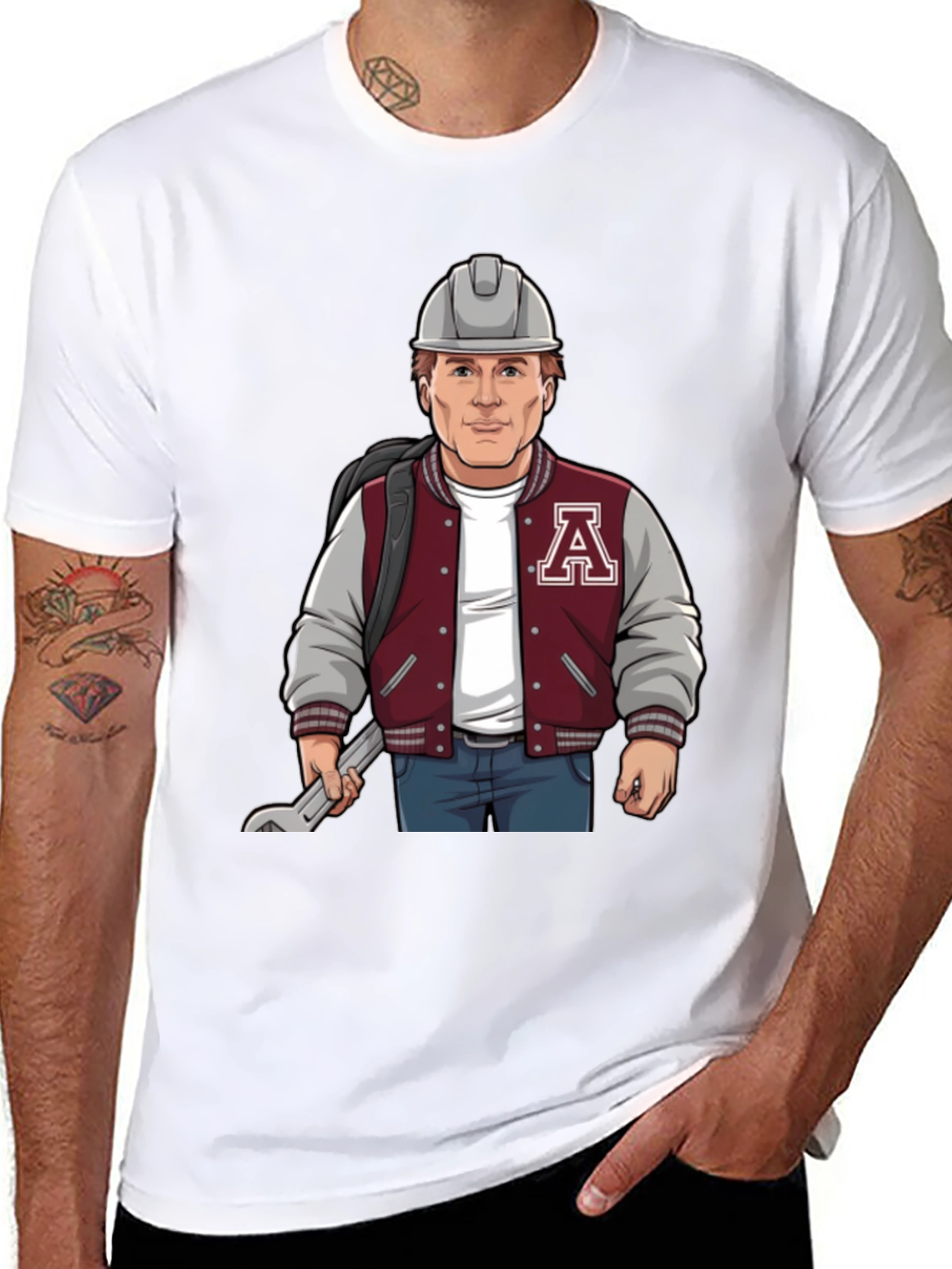 Construction Cartoon T-Shirt - Architect Apparel