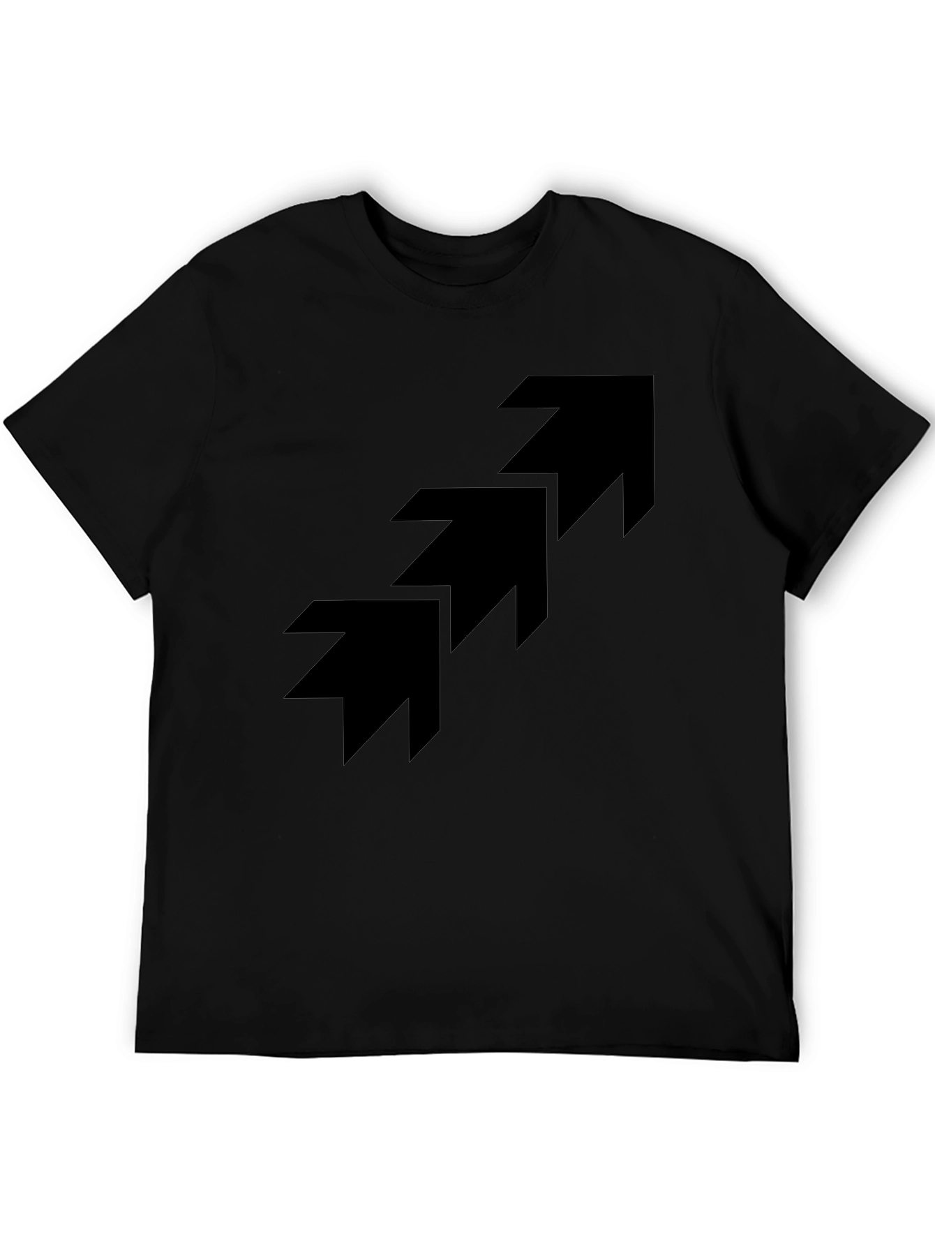 Modern Arrows Black Graphic Tee