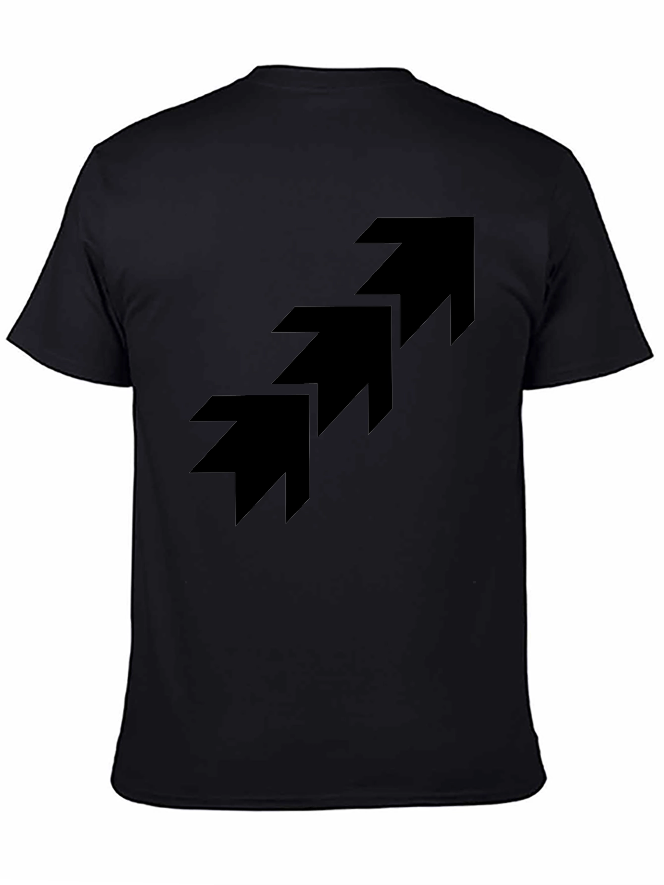 Modern Arrows Black Graphic Tee