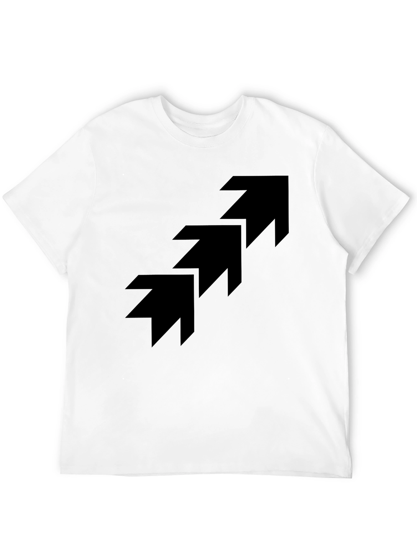 Modern Arrows Black Graphic Tee