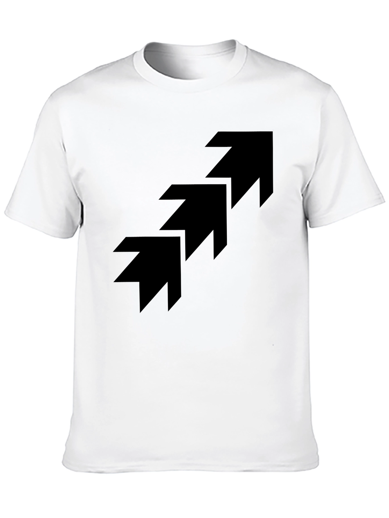 Modern Arrows Black Graphic Tee