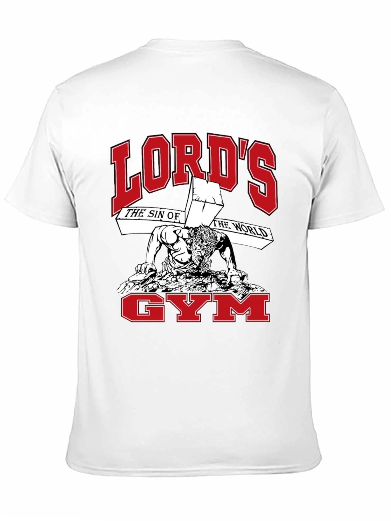 Lords Gym Black Graphic T-Shirt
