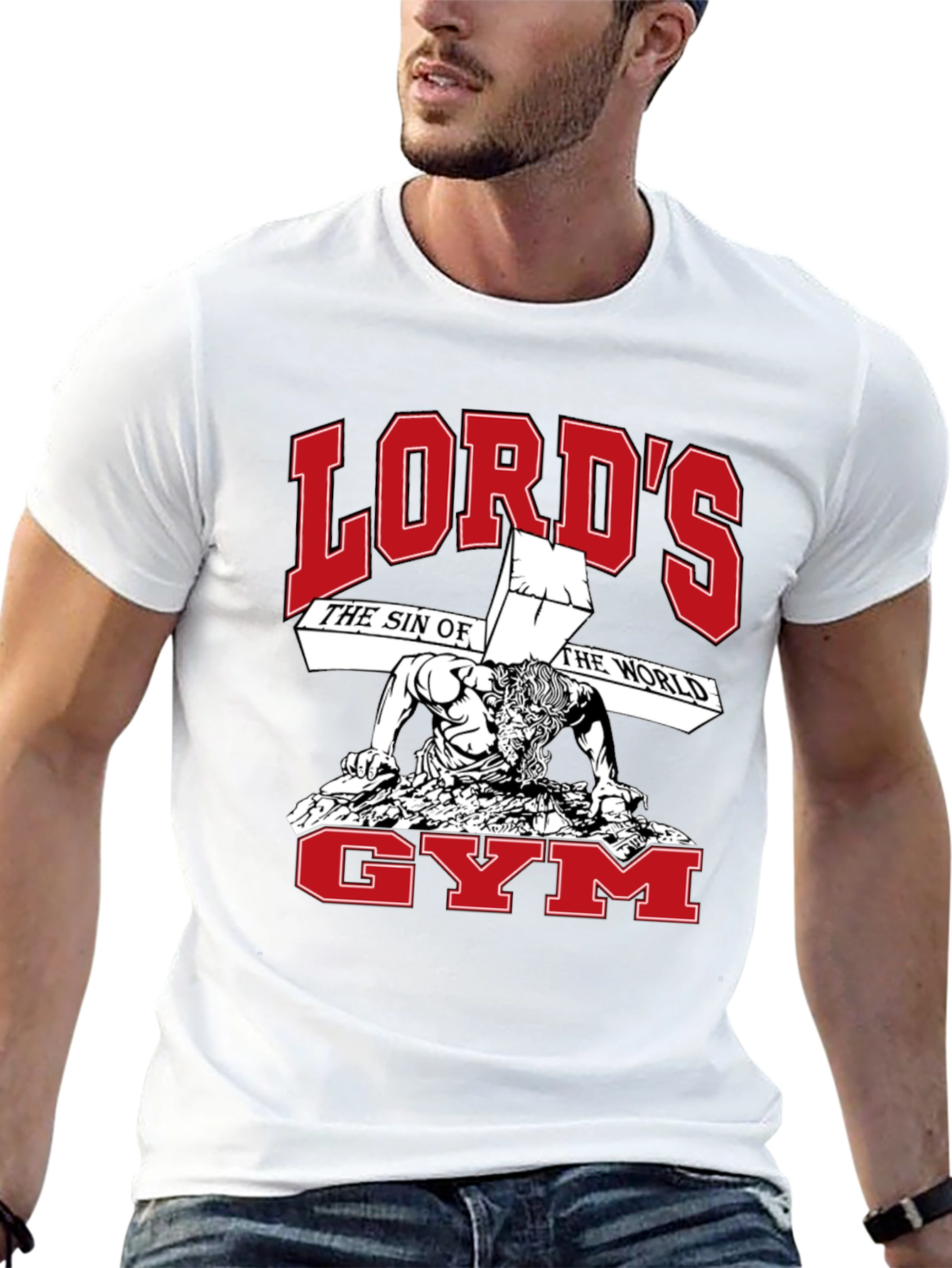 Lords Gym Black Graphic T-Shirt