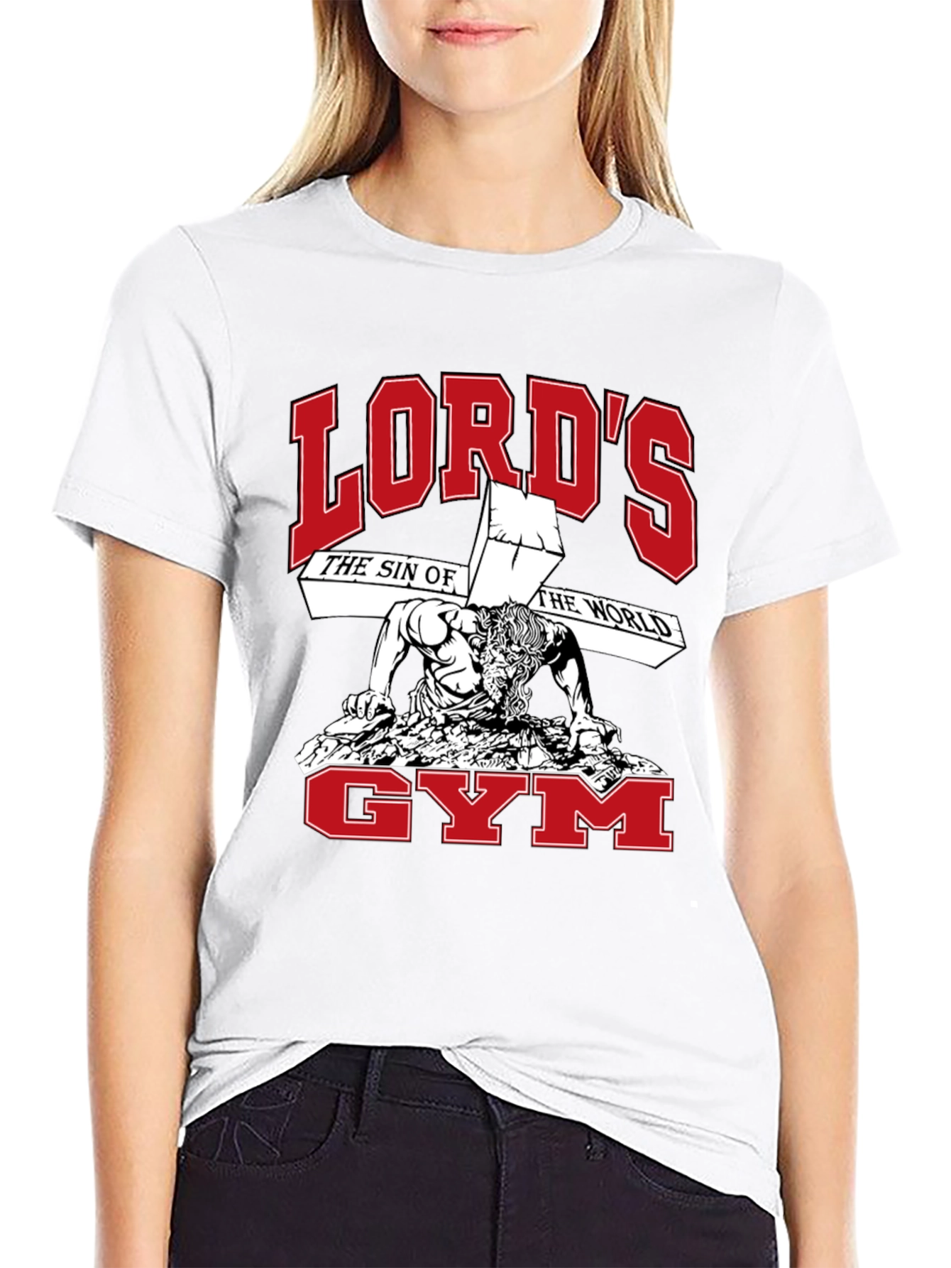 Lords Gym Black Graphic T-Shirt