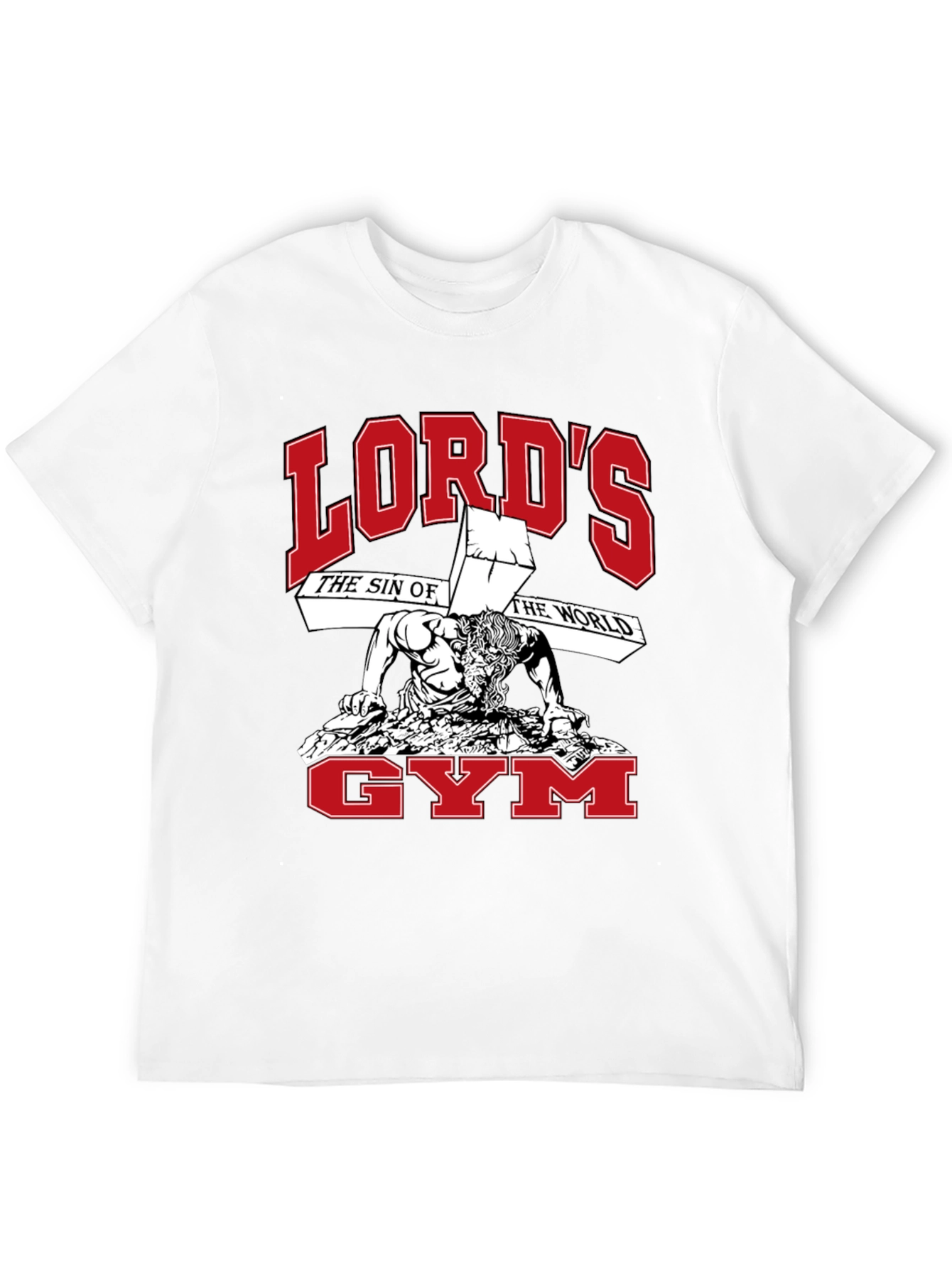 Lords Gym Black Graphic T-Shirt