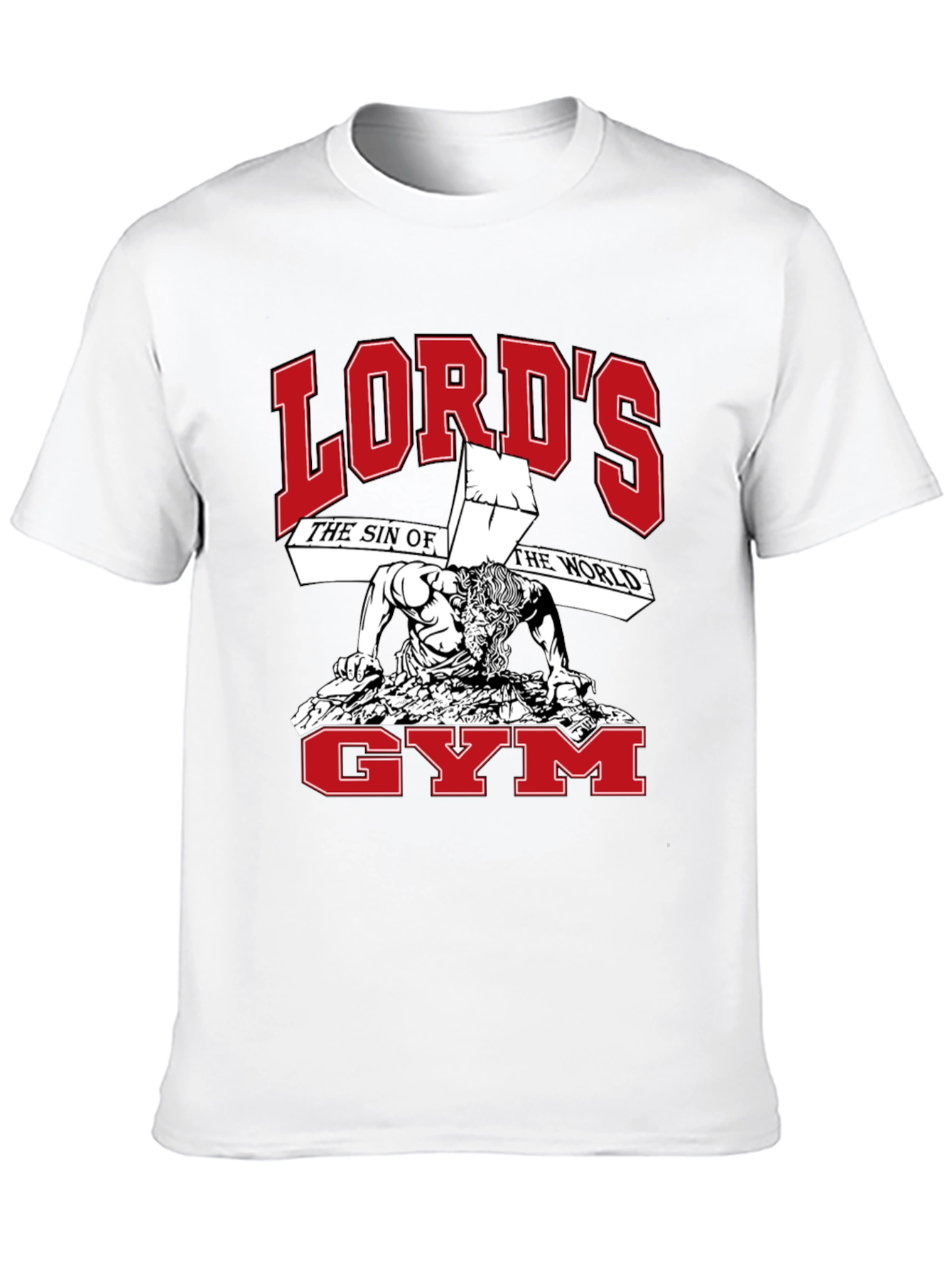 Lords Gym Black Graphic T-Shirt
